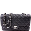 Classic Flap Medium Caviar Black