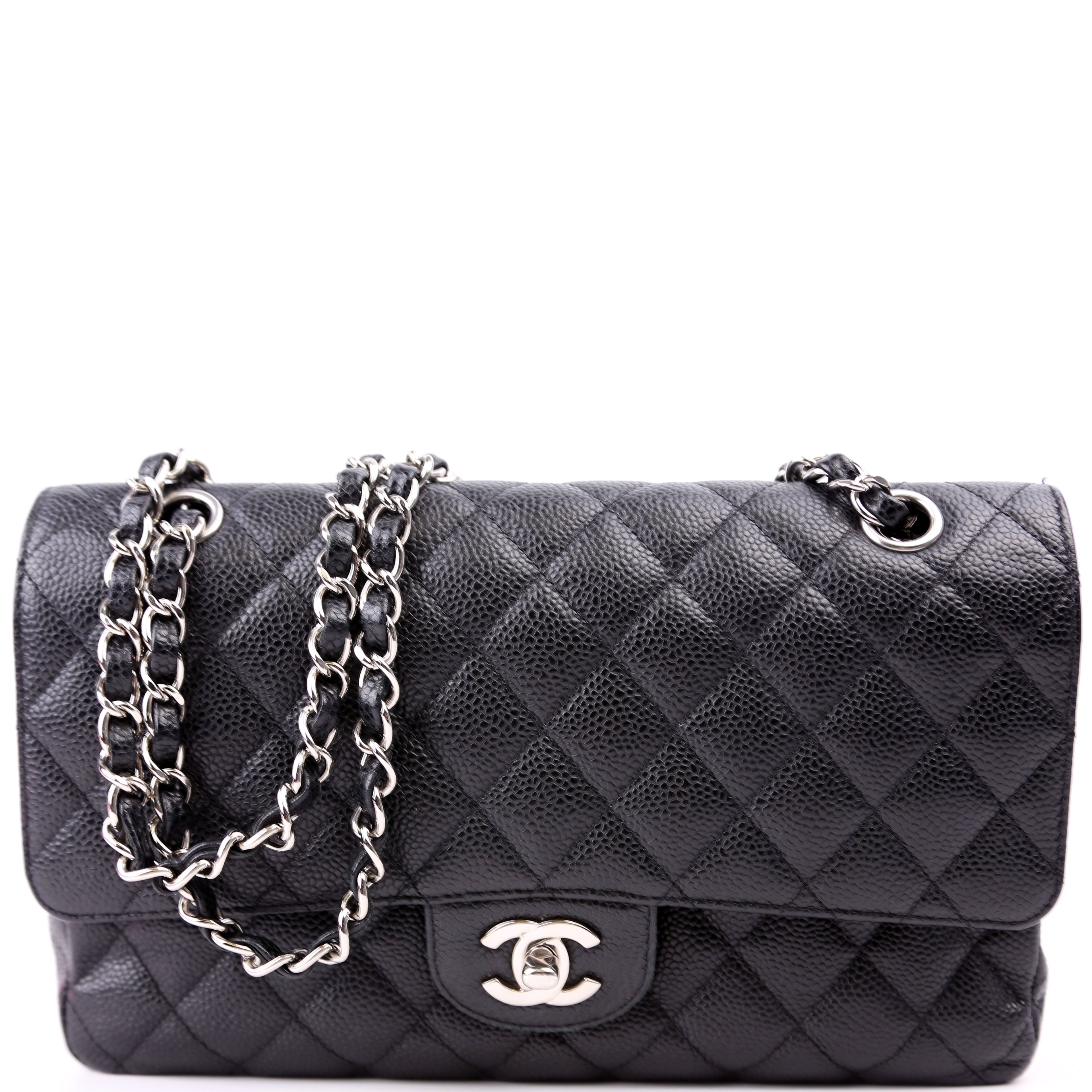 Classic Flap Medium Caviar Black