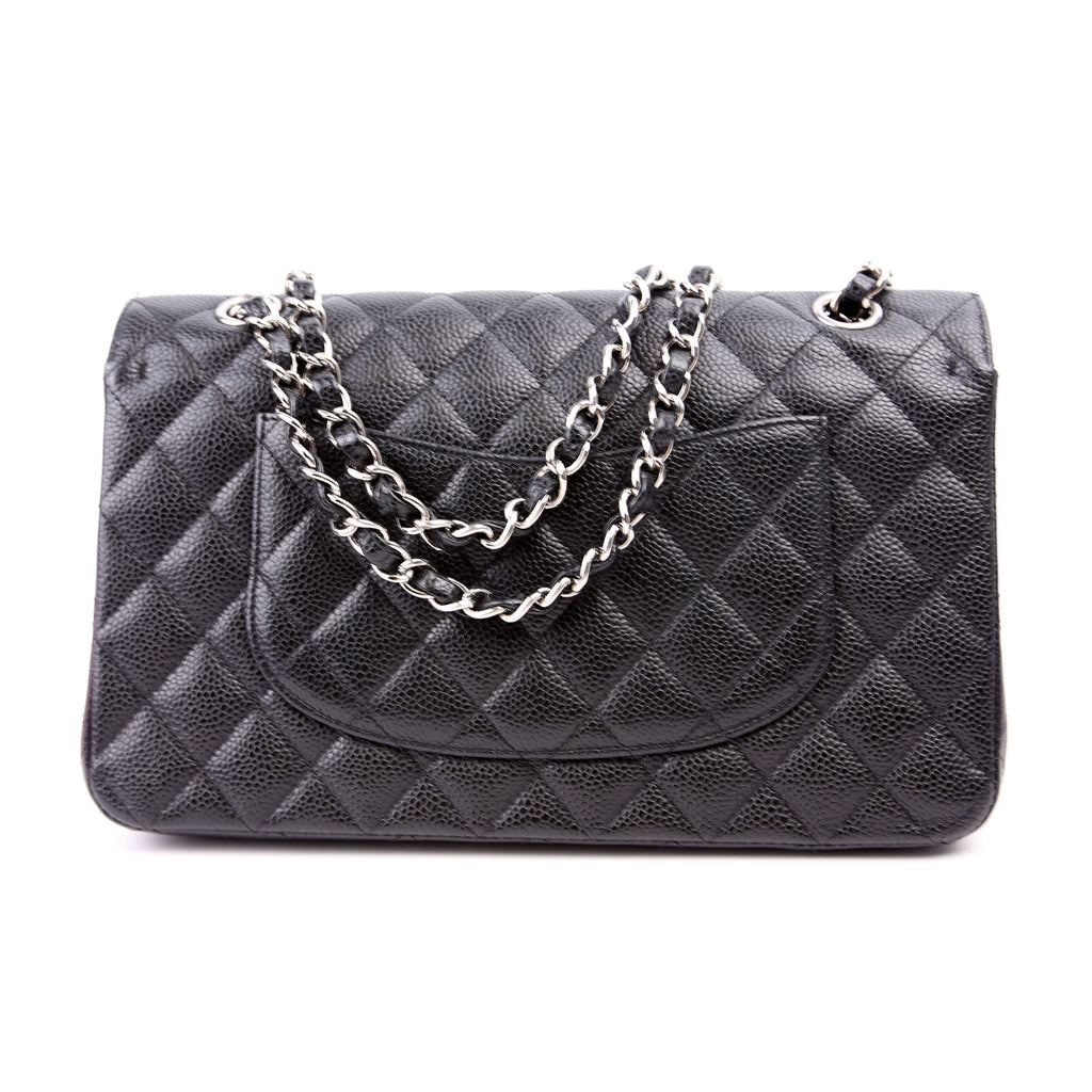 Classic Flap Medium Caviar Black