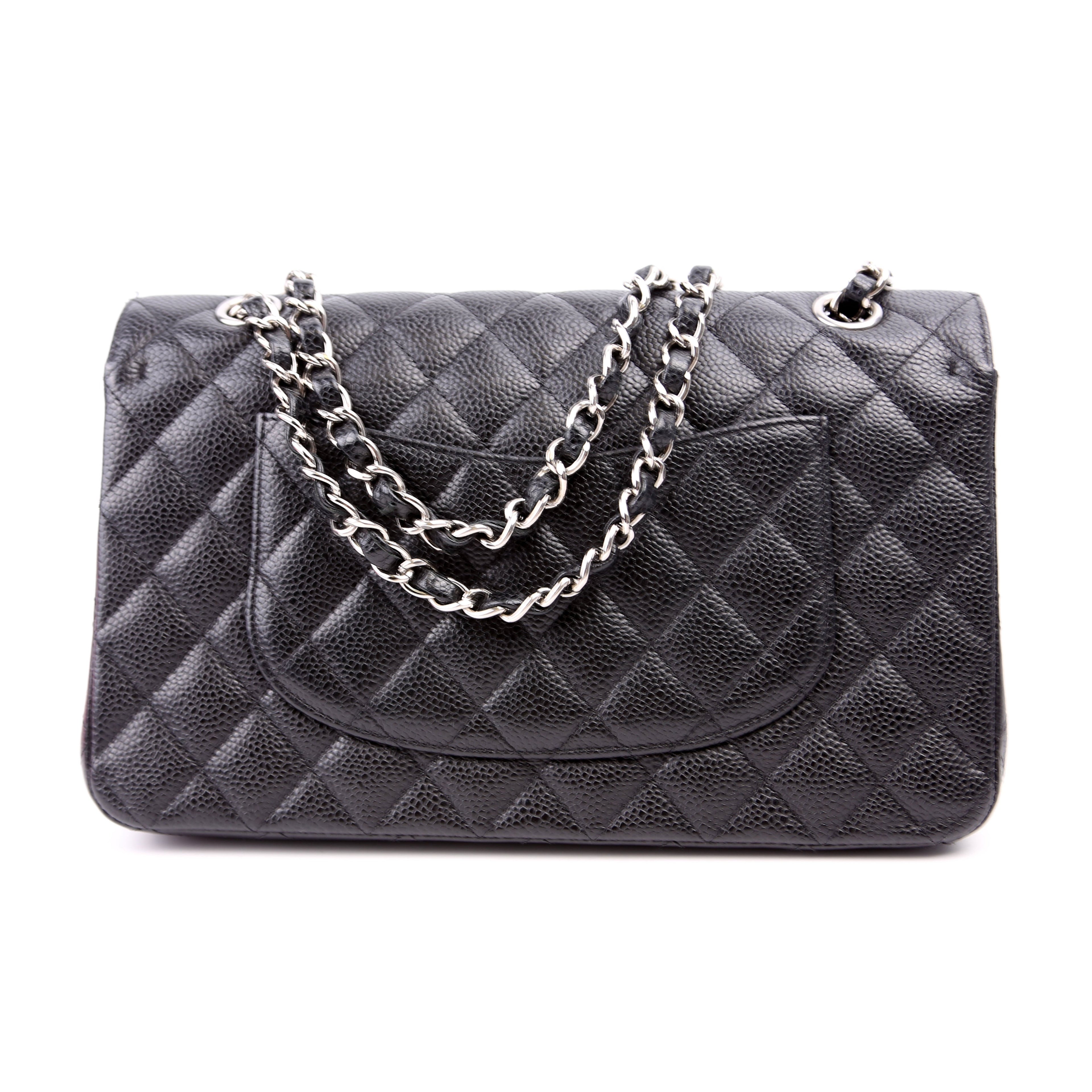 Classic Flap Medium Caviar Black