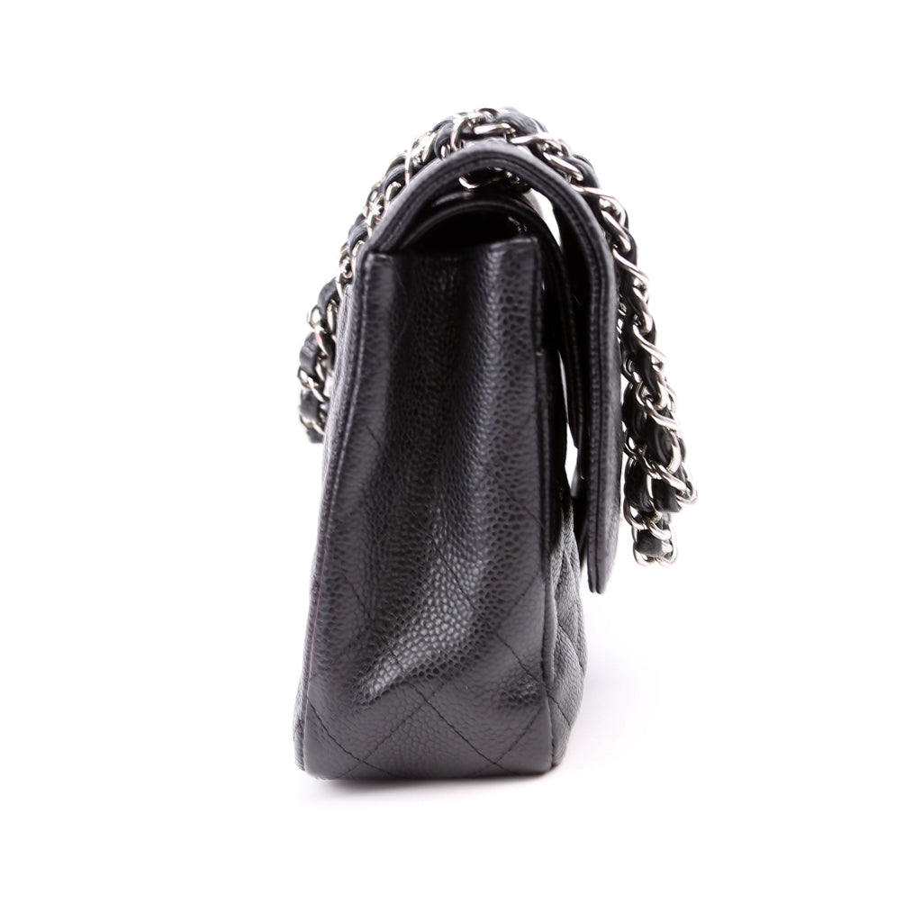 Classic Flap Medium Caviar Black