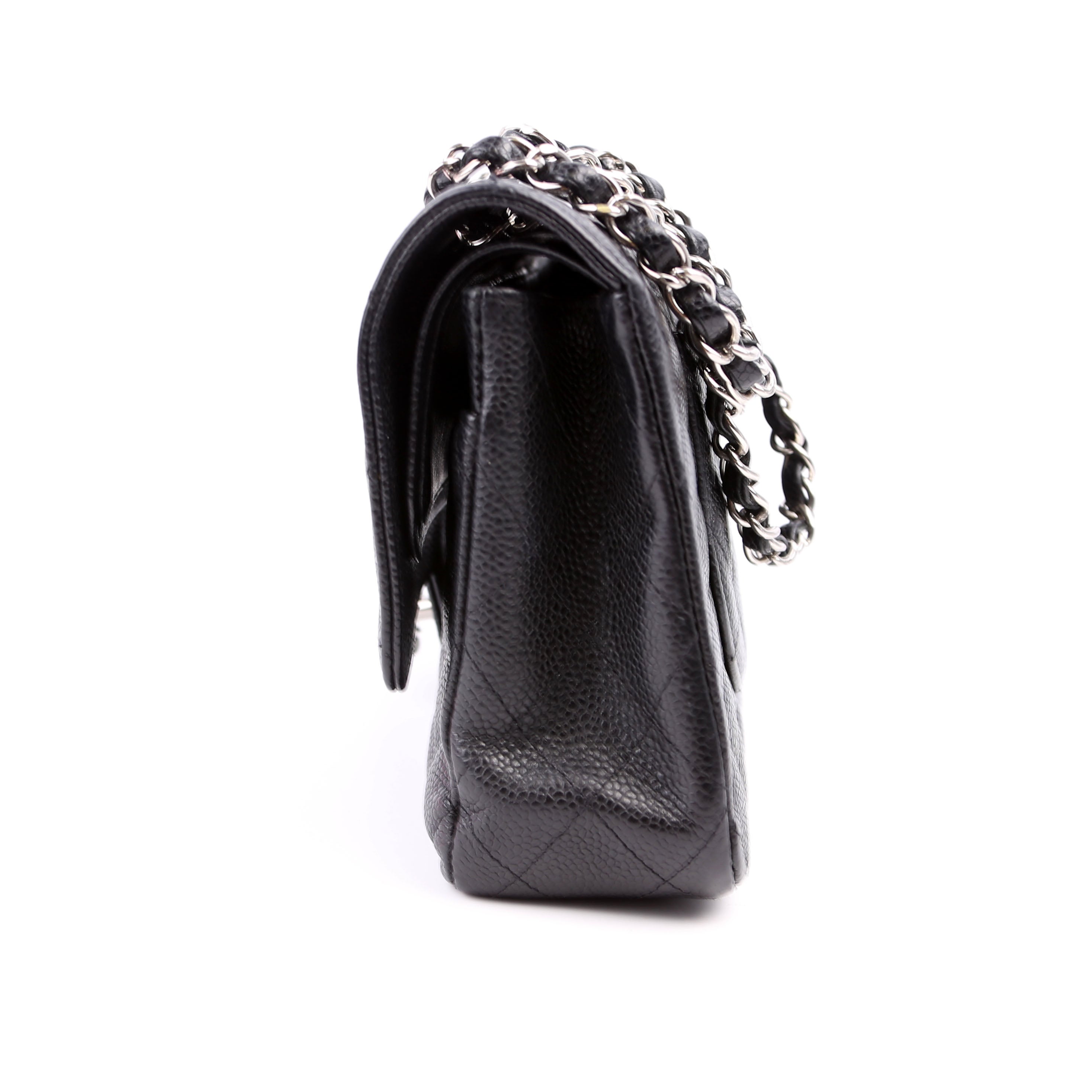 Classic Flap Medium Caviar Black