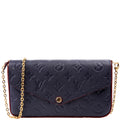 Pochette Felicie Empreinte Navy