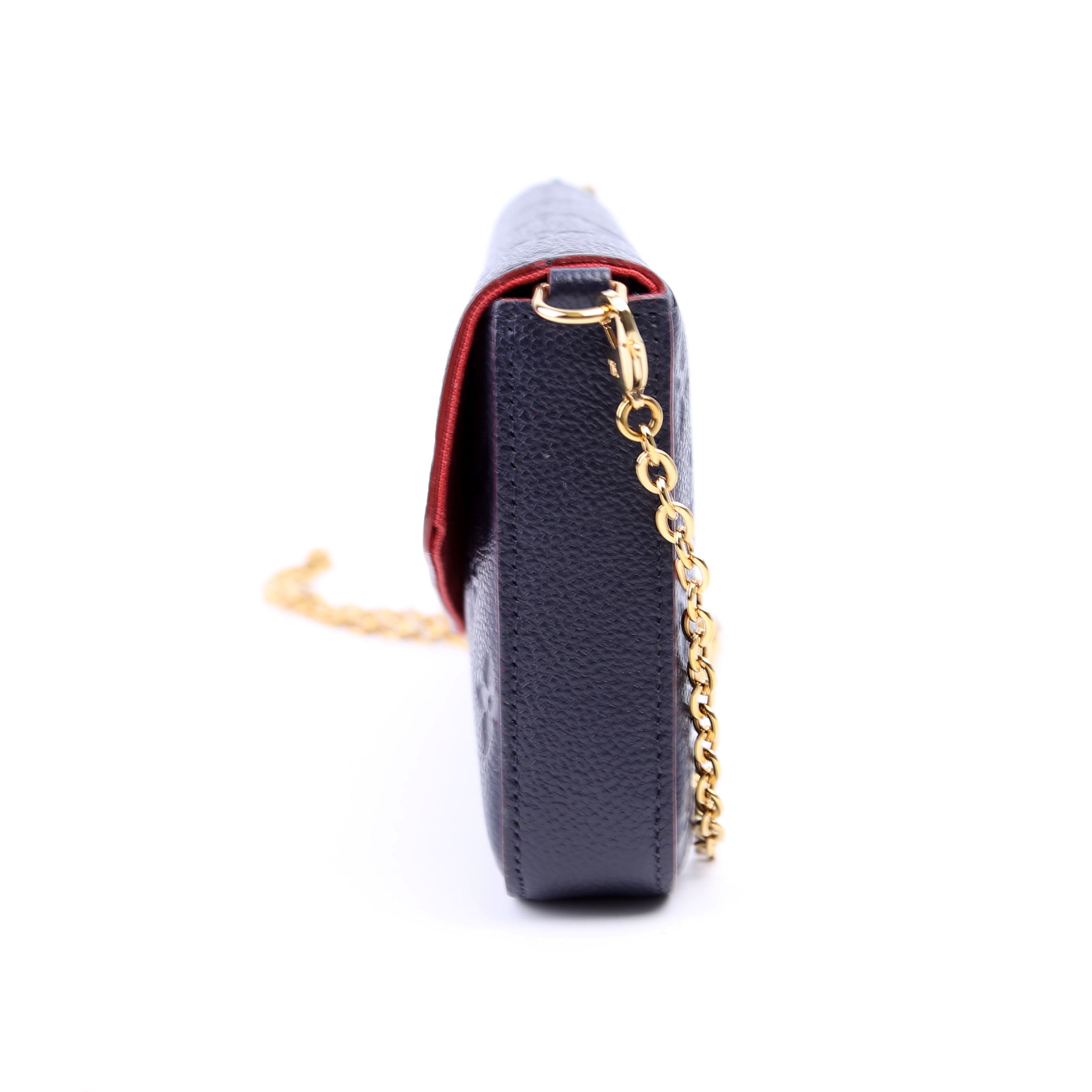 Pochette Felicie Empreinte Navy