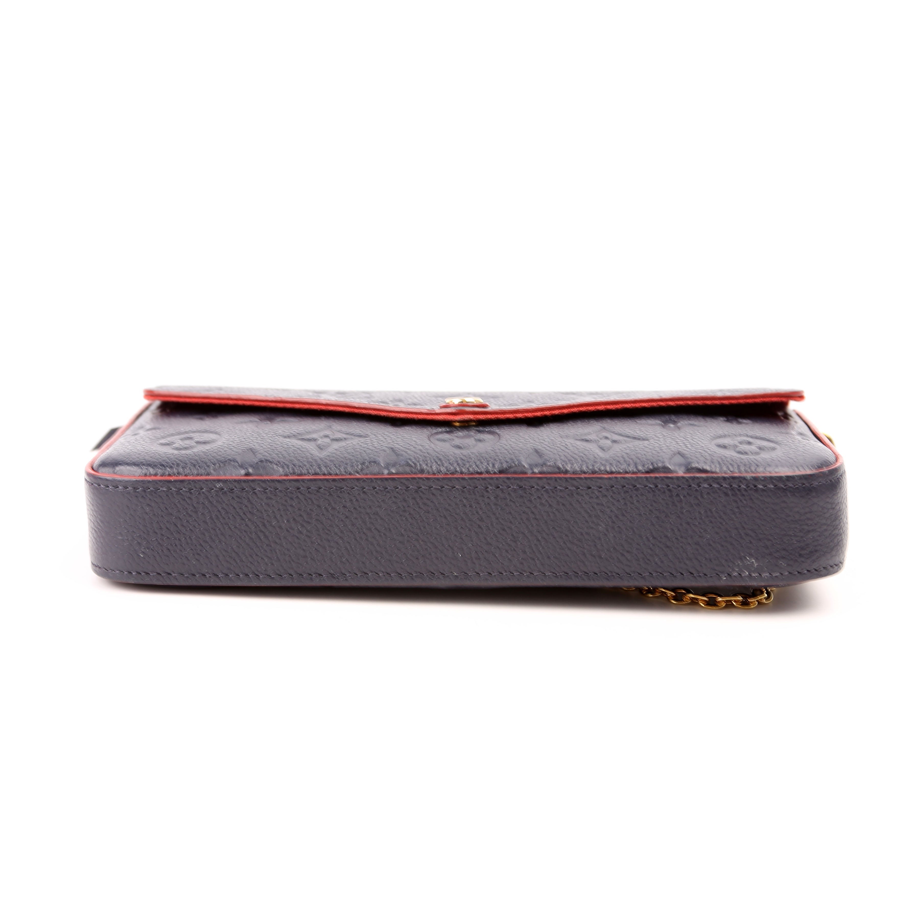 Pochette Felicie Empreinte Navy