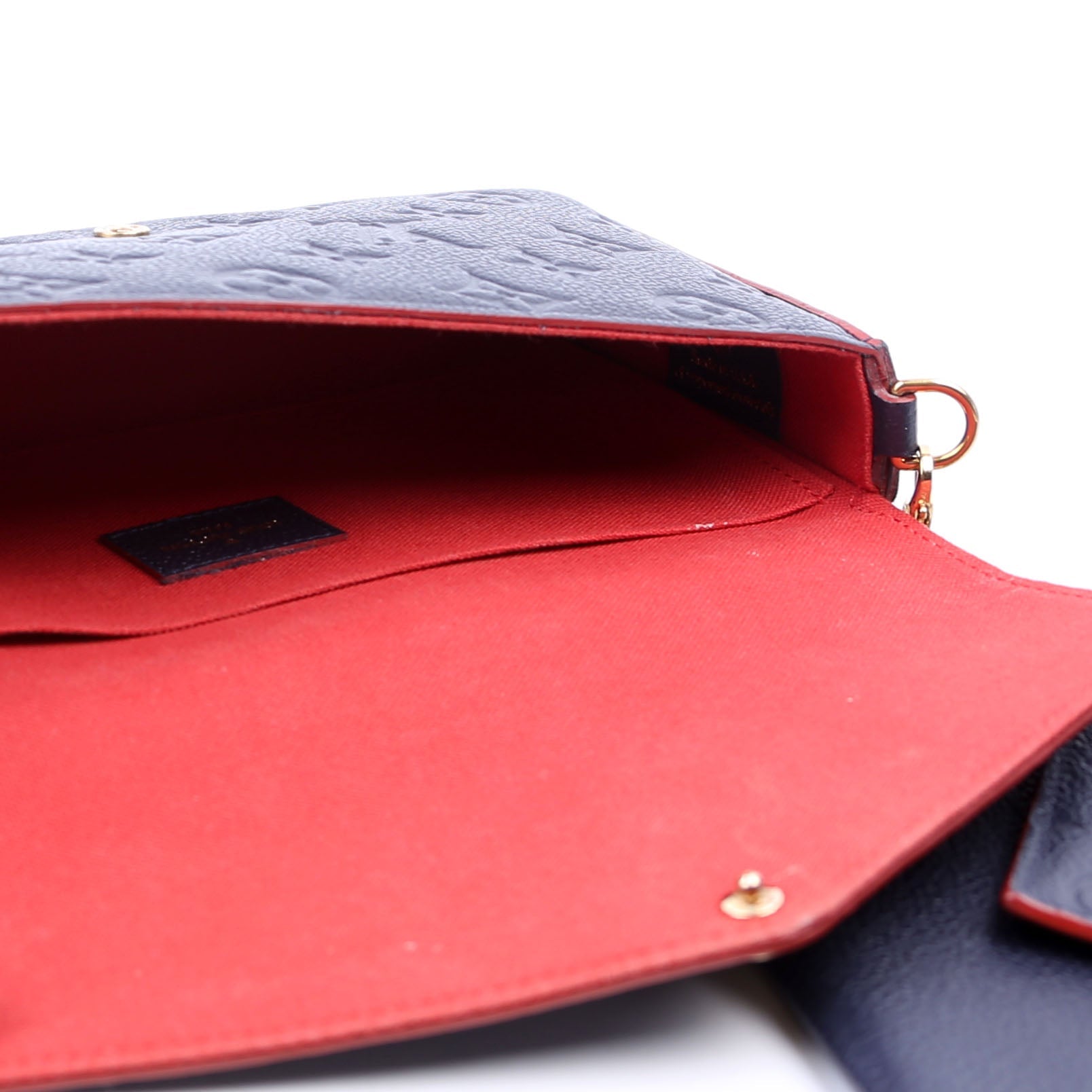 Pochette Felicie Empreinte Navy