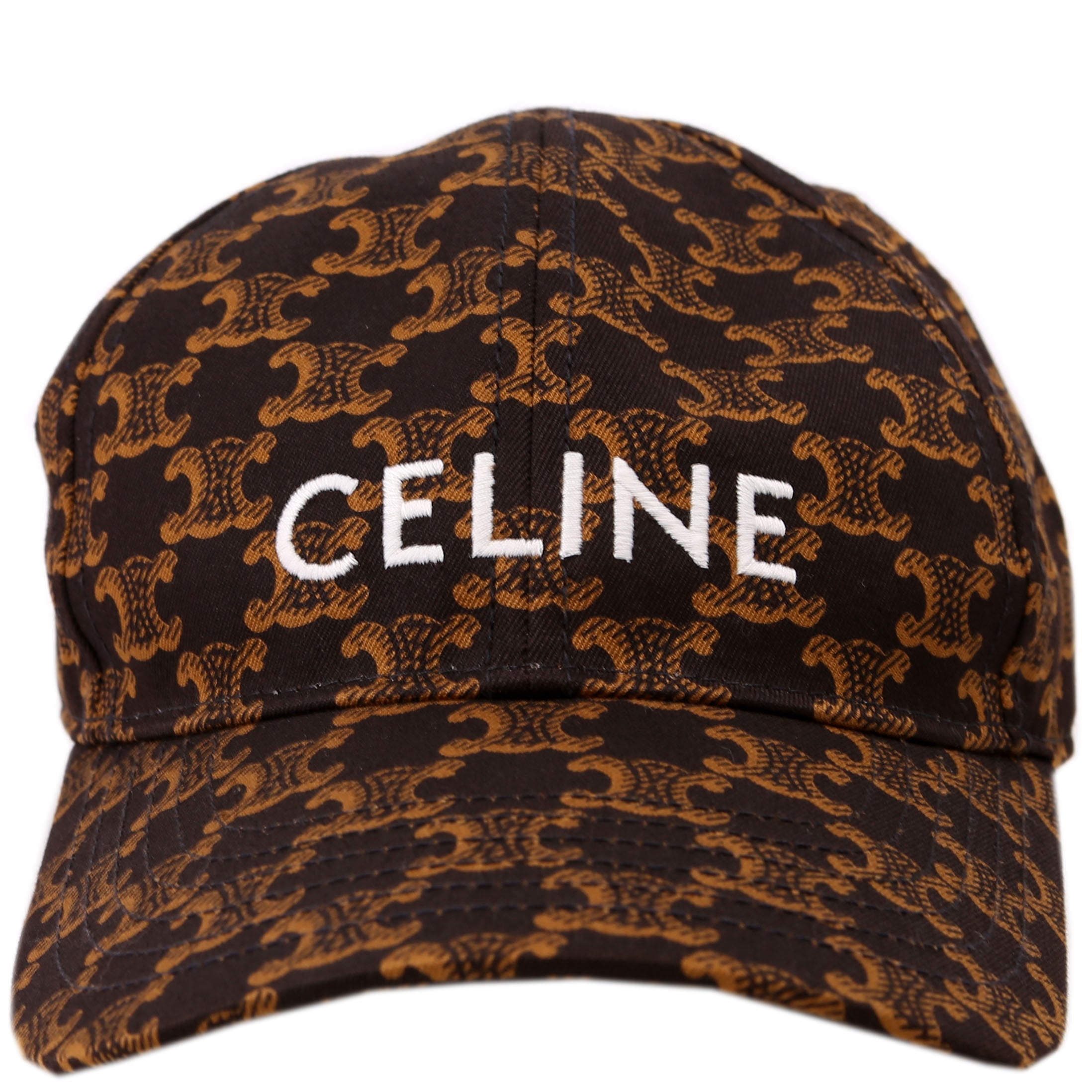 Triomphe Baseball Cap Size Large Brown