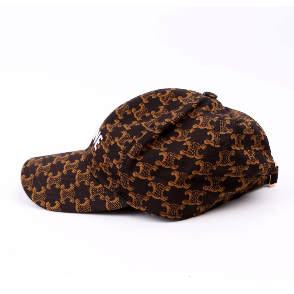 Triomphe Baseball Cap Size Large Brown