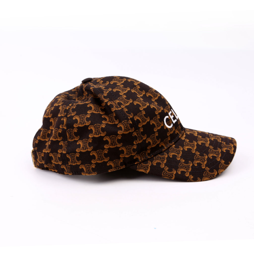 Triomphe Baseball Cap Size Large Brown