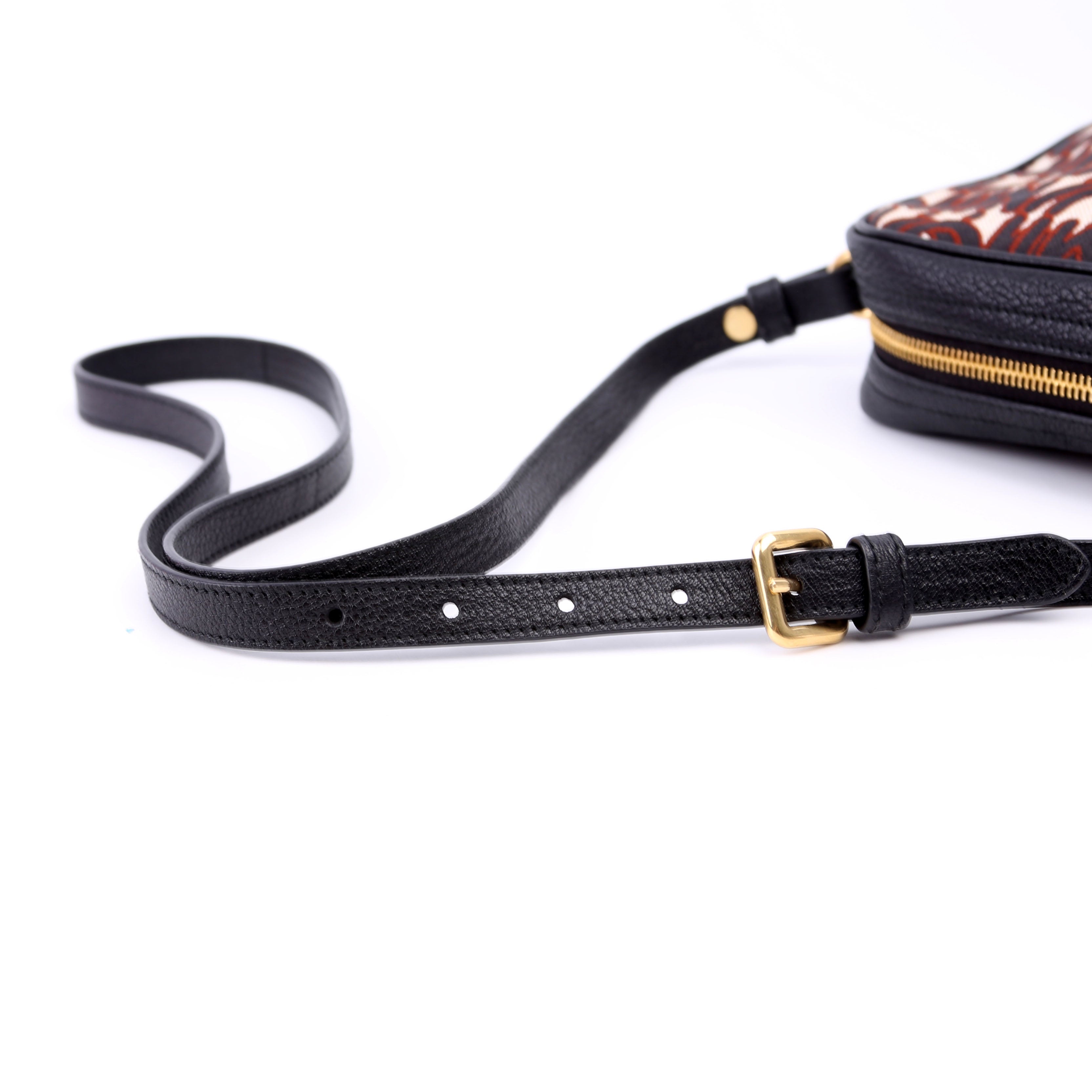 Logo Canvas Camera Bag