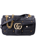 443497 Marmont Pearls Shoulder Small Flap