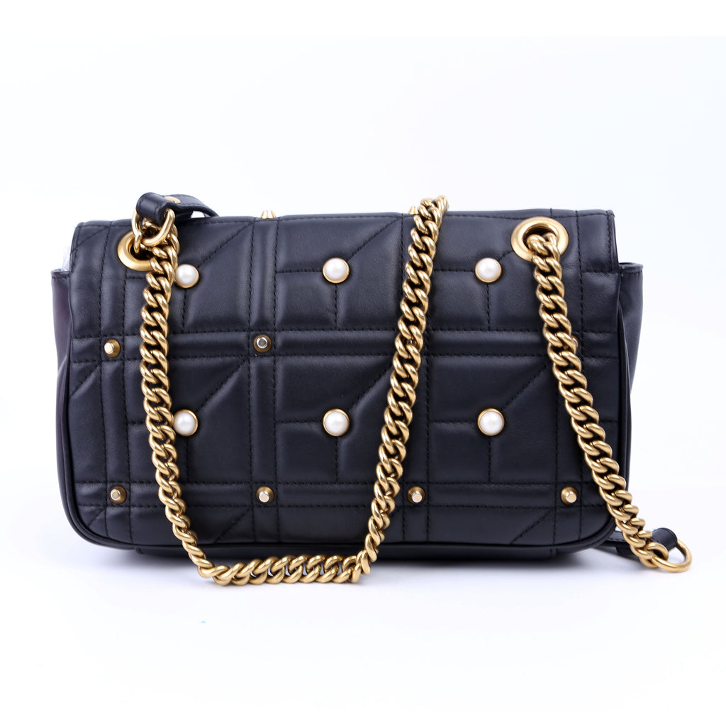 443497 Marmont Pearls Shoulder Small Flap