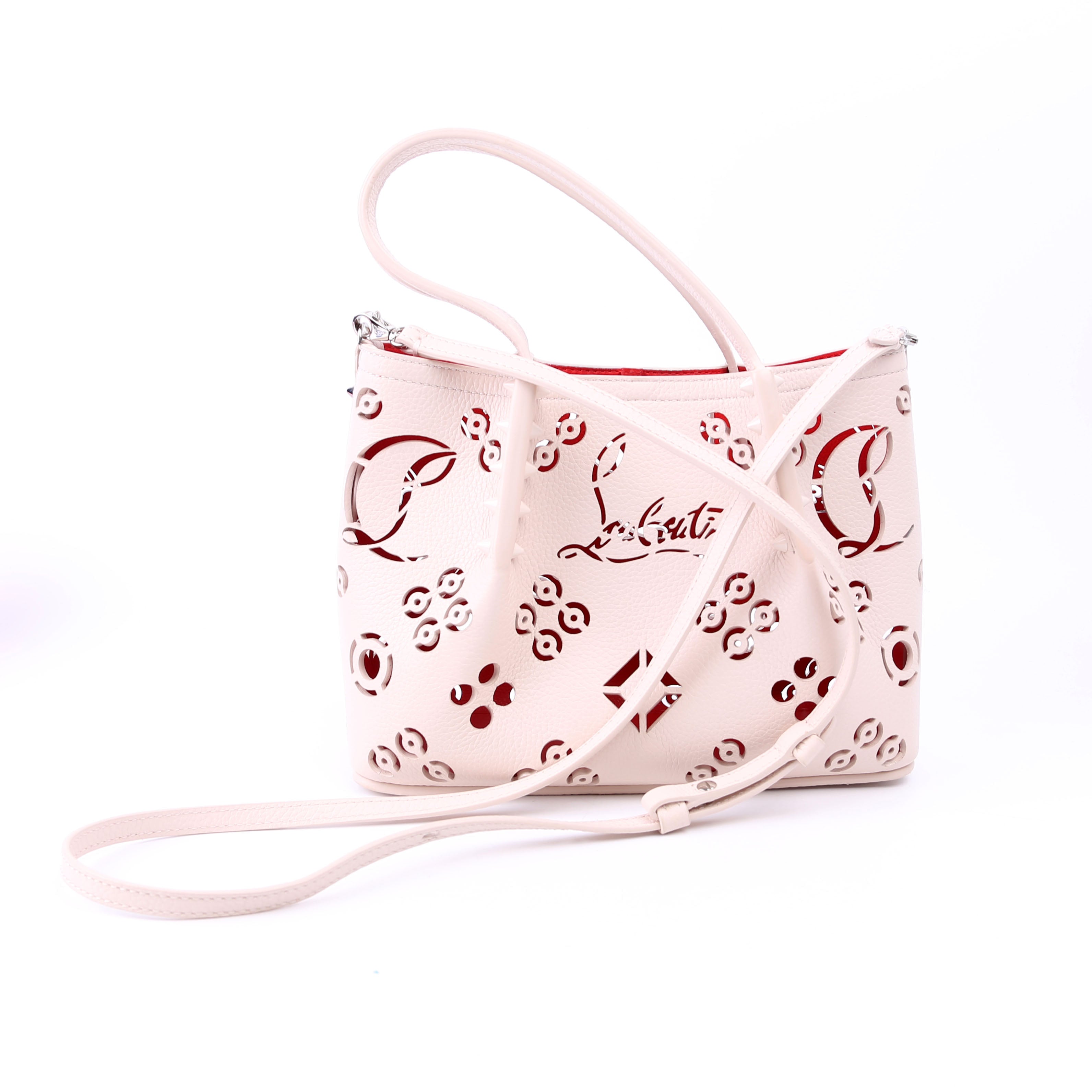 Cabarock Lasercut Shoulder Bag White
