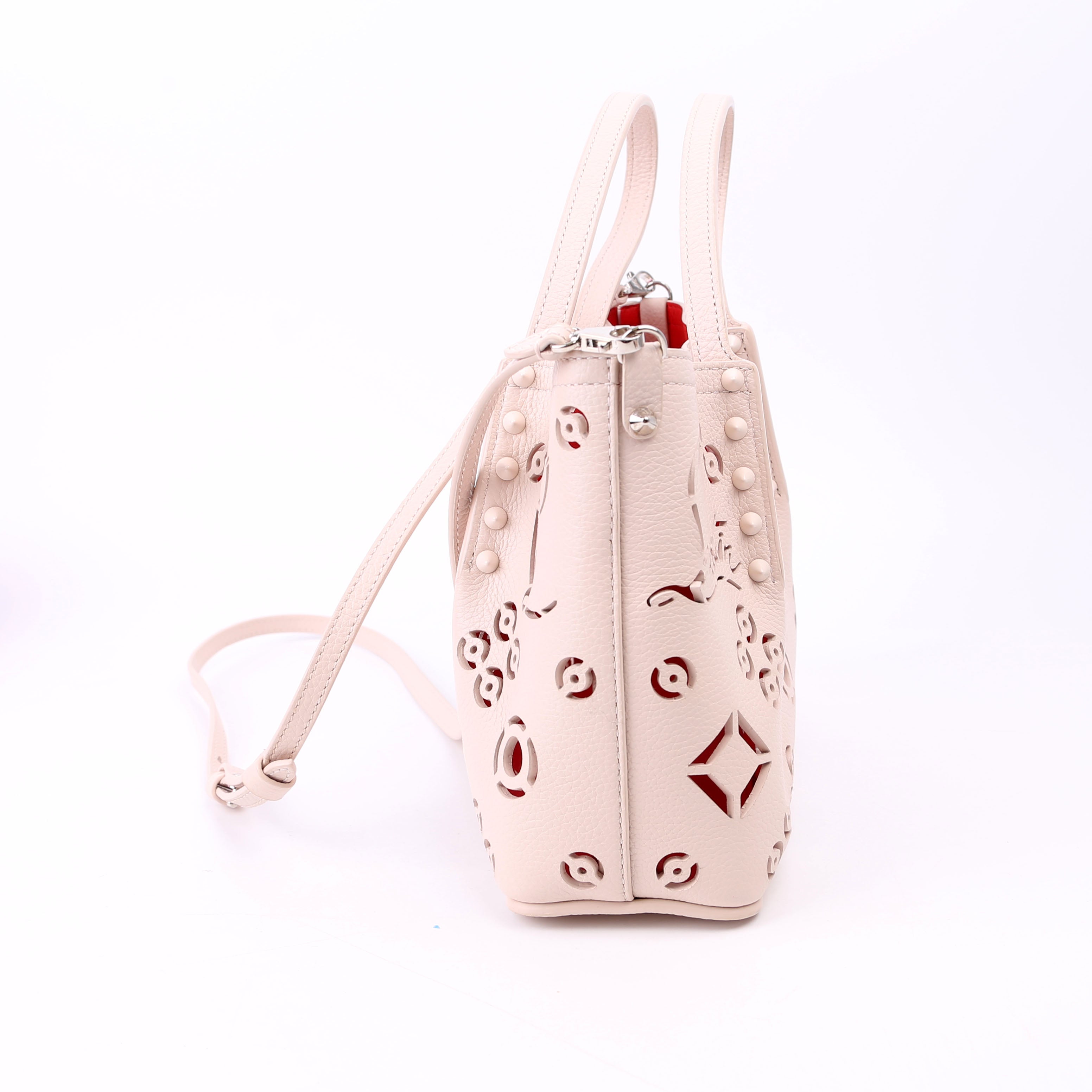 Cabarock Lasercut Shoulder Bag White