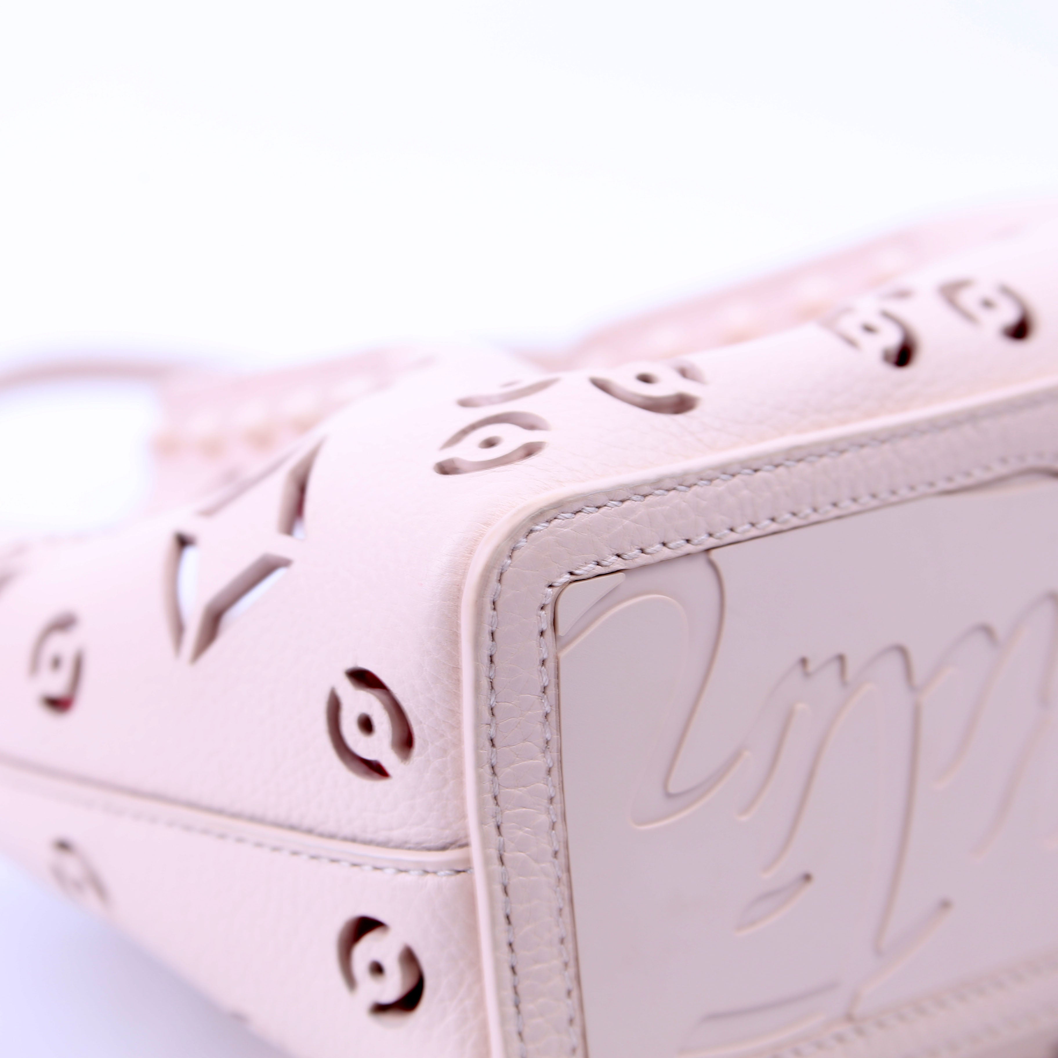 Cabarock Lasercut Shoulder Bag White