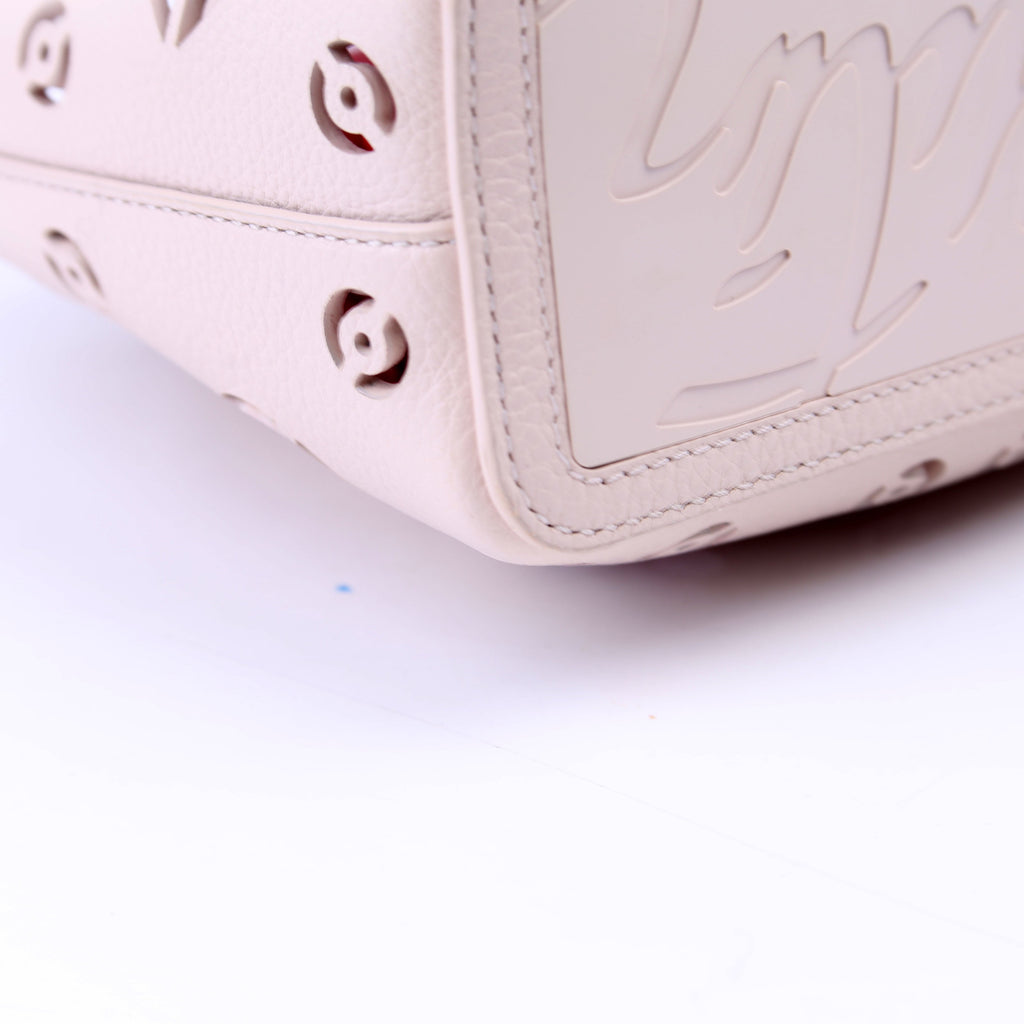 Cabarock Lasercut Shoulder Bag White