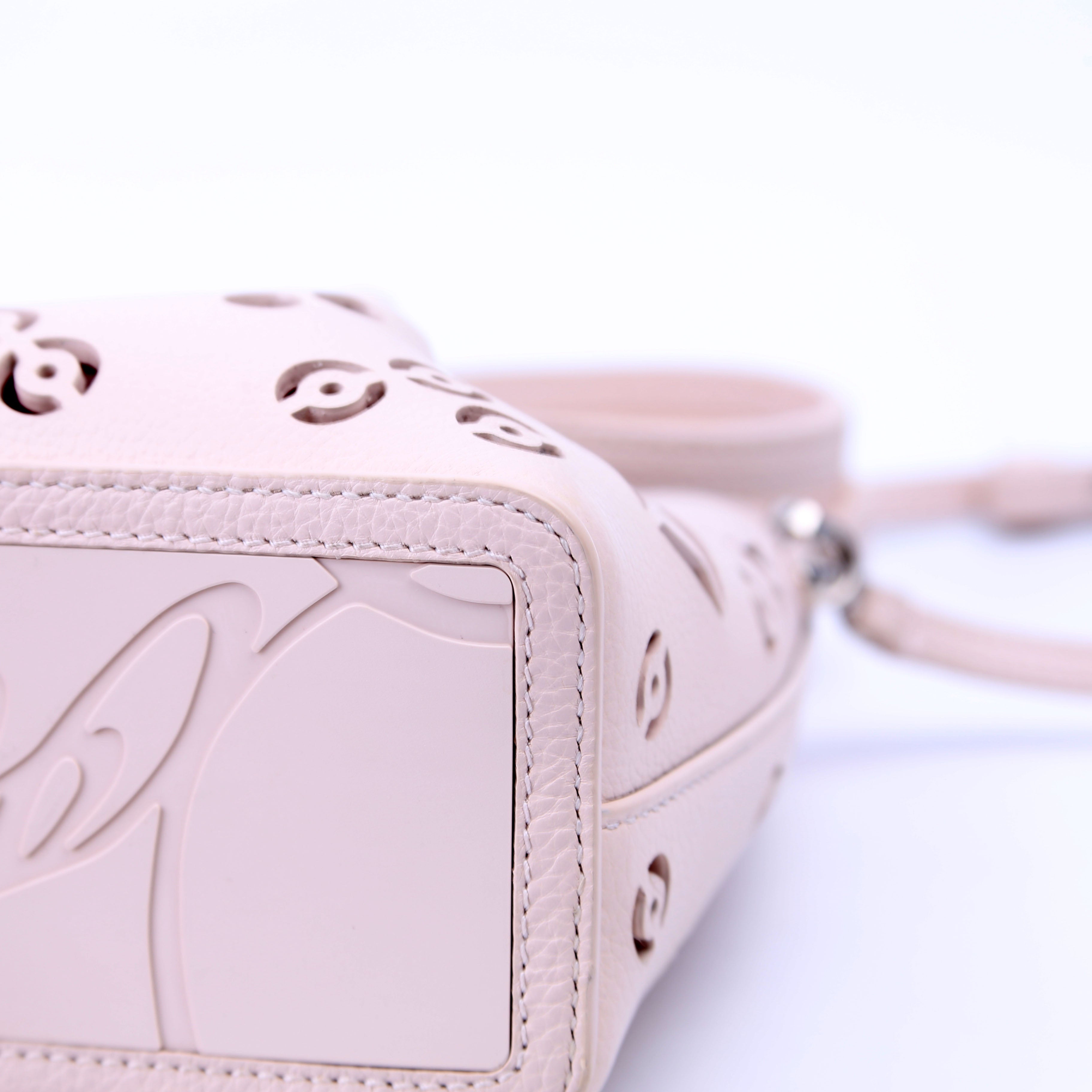 Cabarock Lasercut Shoulder Bag White