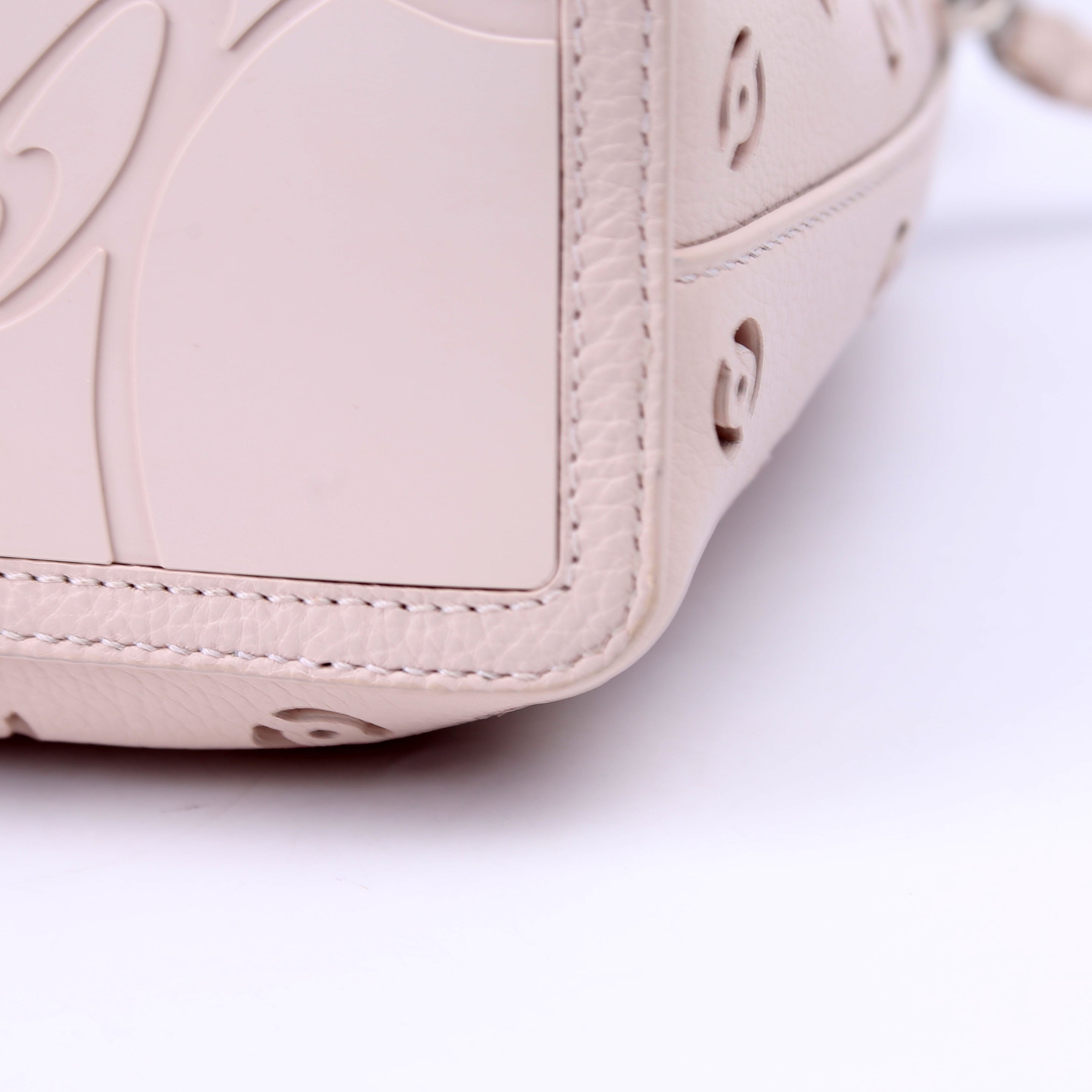 Cabarock Lasercut Shoulder Bag White