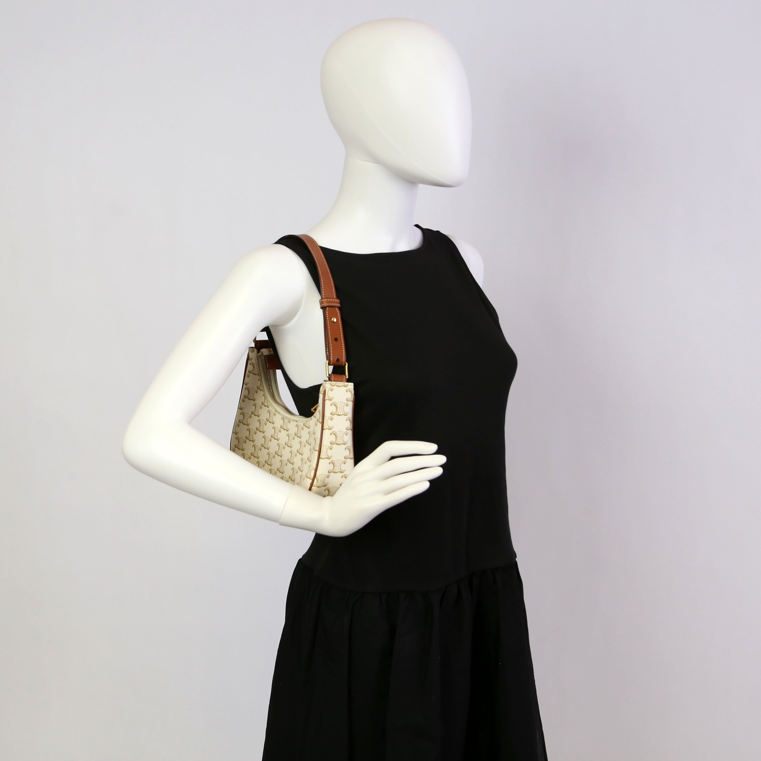 Ava Triomphe Medium Canvas/Leather