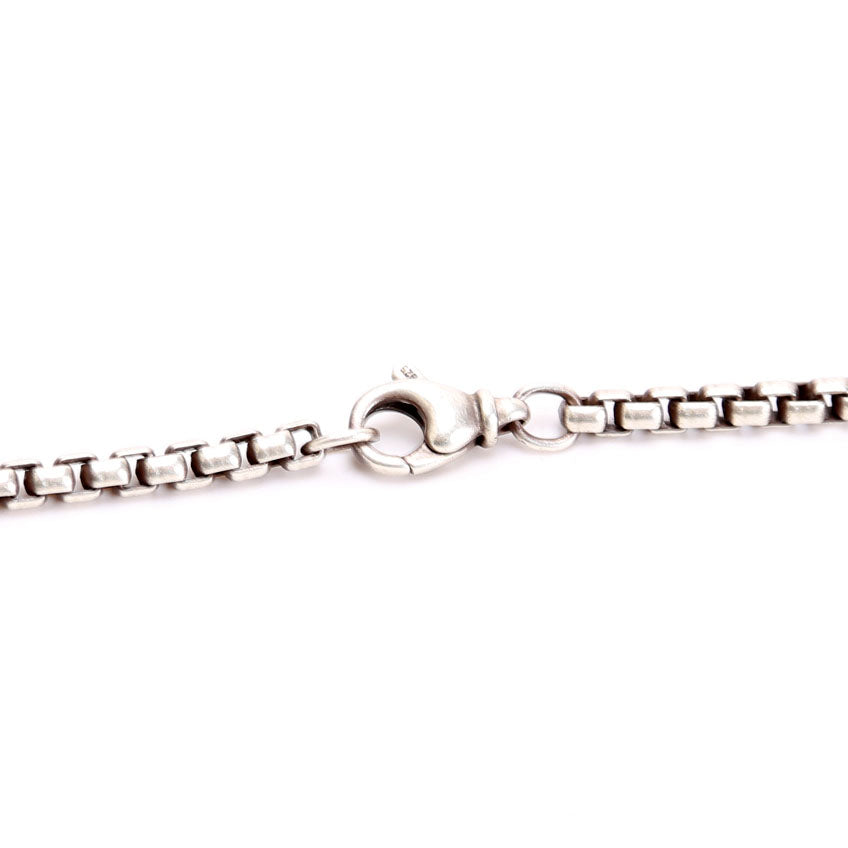Box Chain 2.7MM 26IN Necklace Silver
