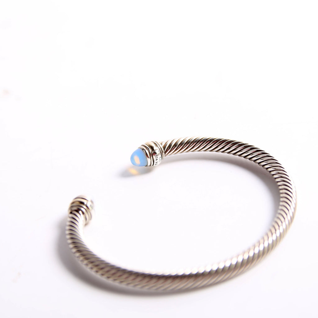 Classic Cable 5MM Bracelet 925/Moonstone
