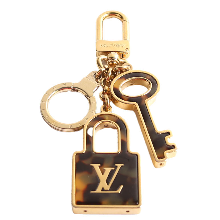 Confidence Bag Charm Gold/Brown