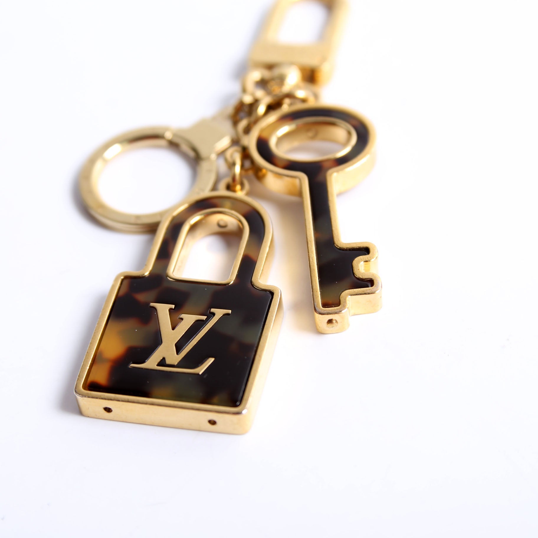 Confidence Bag Charm Gold/Brown