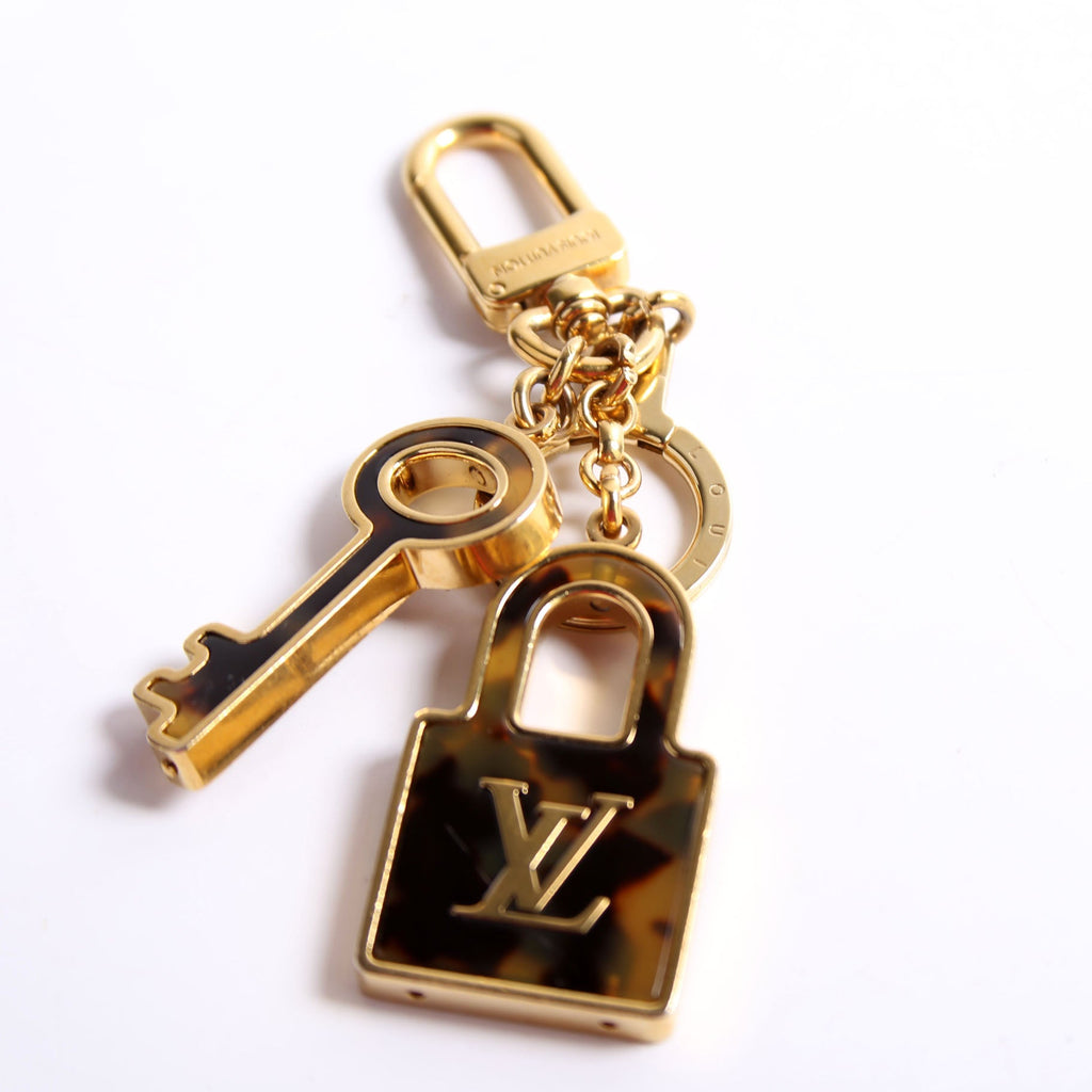 Confidence Bag Charm Gold/Brown