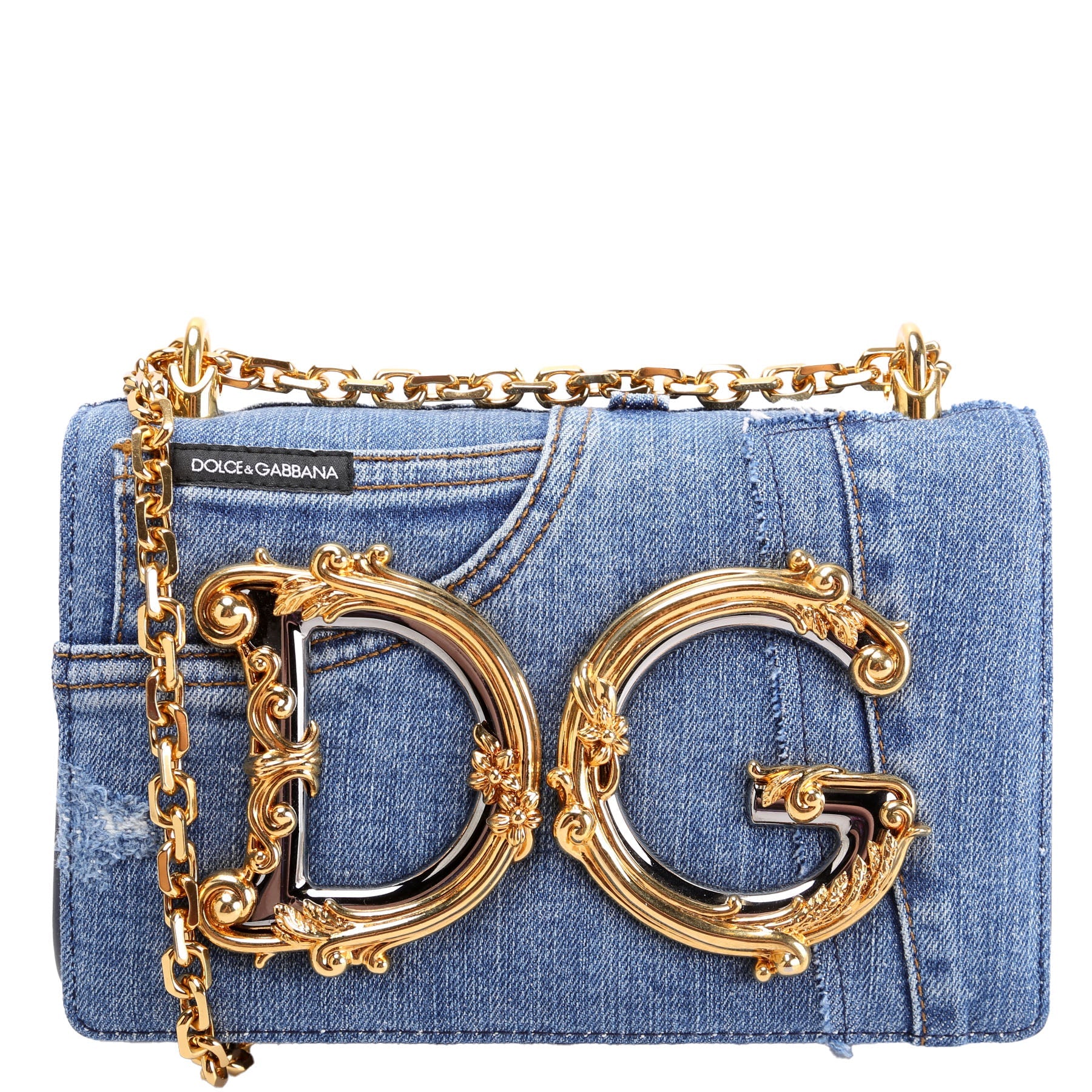 DG Girls Shoulder Bag Denim