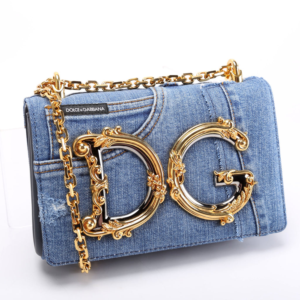 DG Girls Shoulder Bag Denim