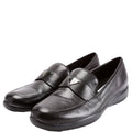 Triangle Logo Sport Loafers Size 40.5 Black