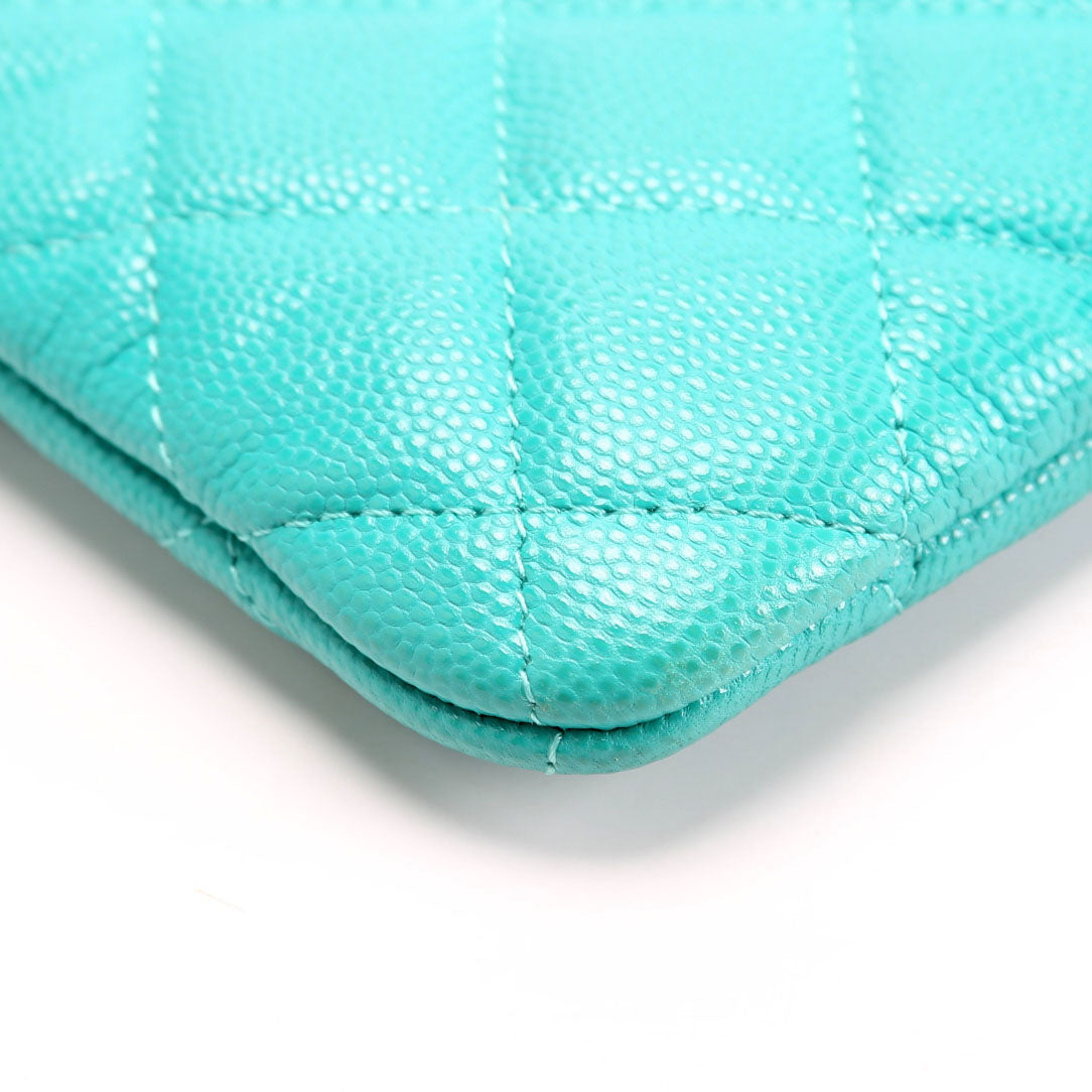 O Case Small Caviar 23M Teal