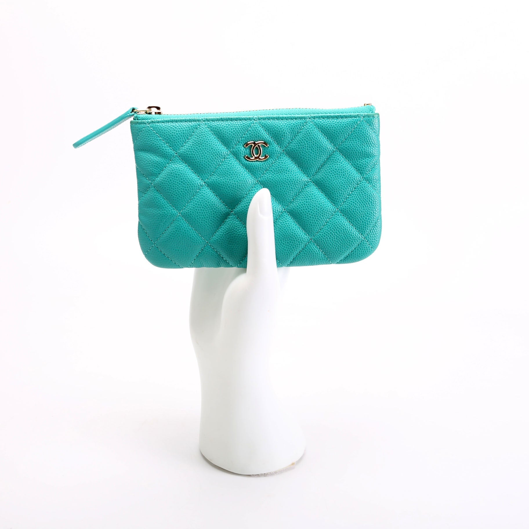 O Case Small Caviar 23M Teal