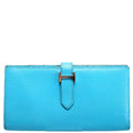 Bearn Wallet Chevre Leather Blue