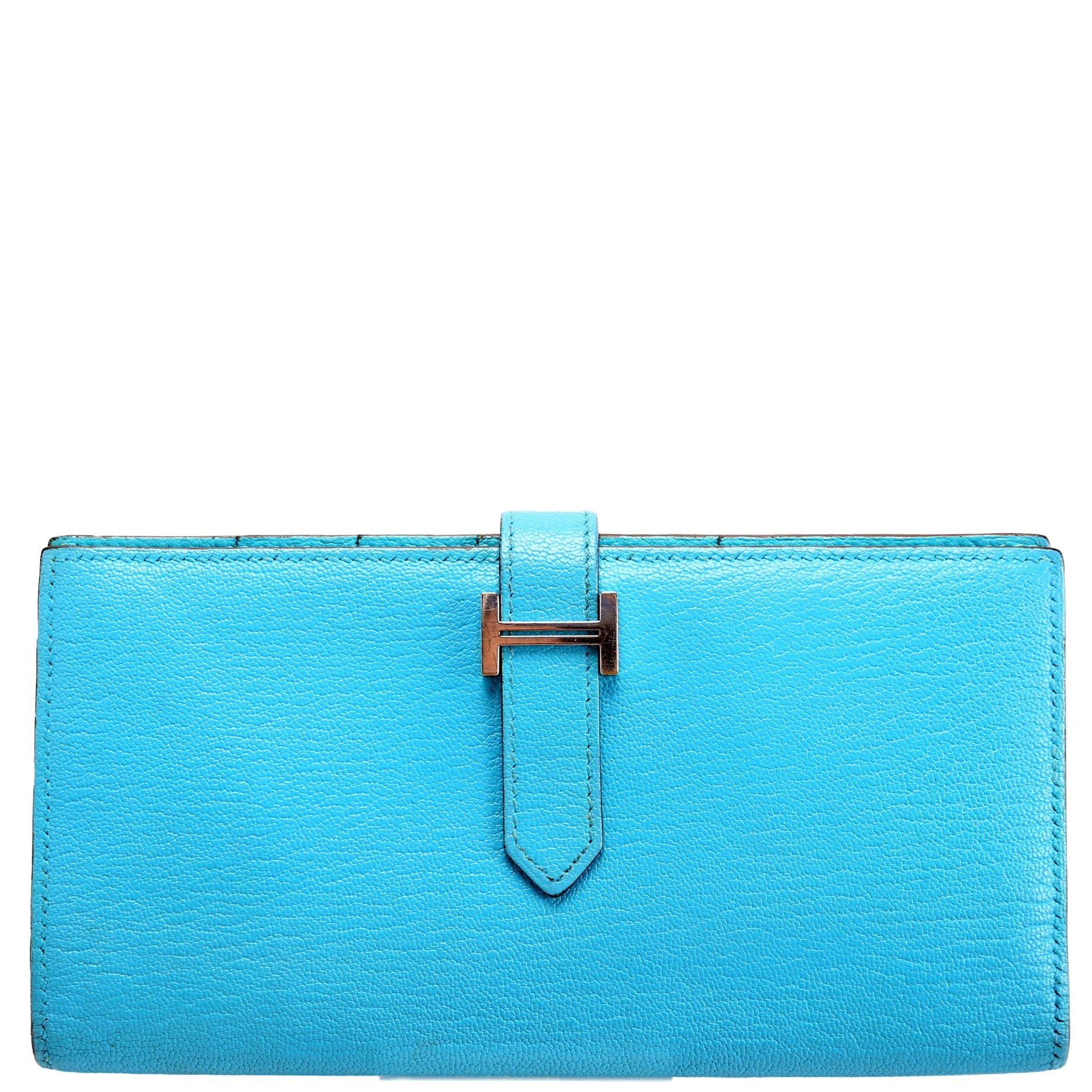 Bearn Wallet Chevre Leather Blue