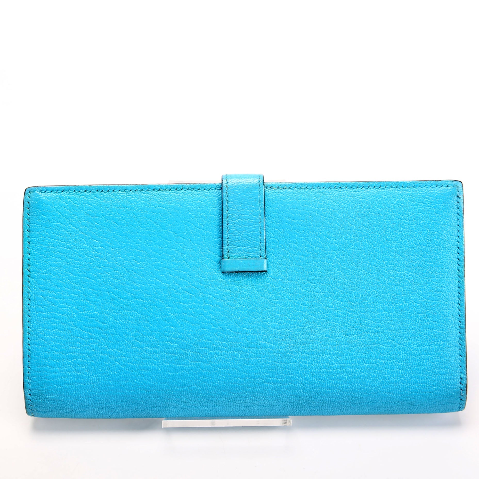 Bearn Wallet Chevre Leather Blue