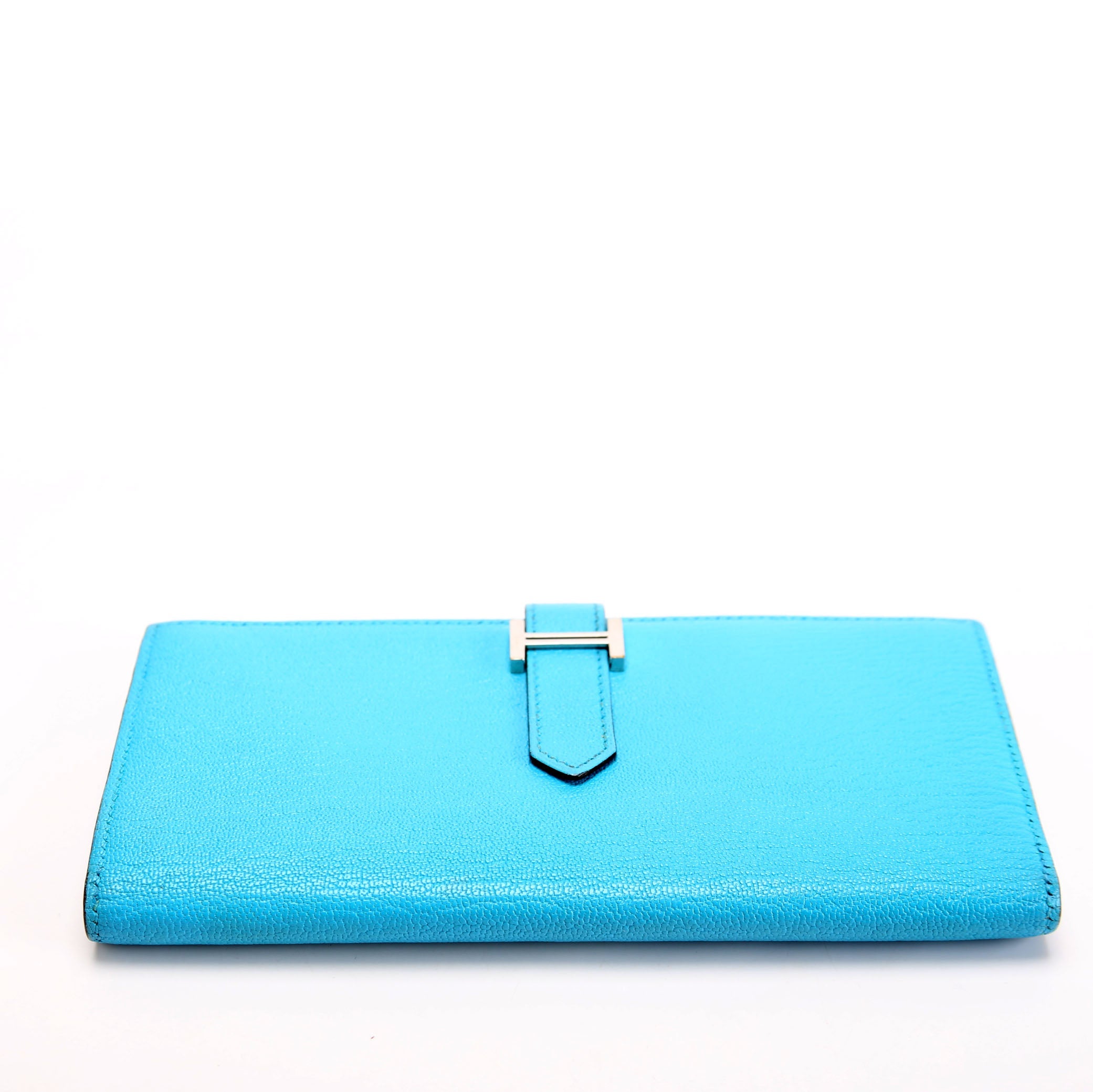 Bearn Wallet Chevre Leather Blue