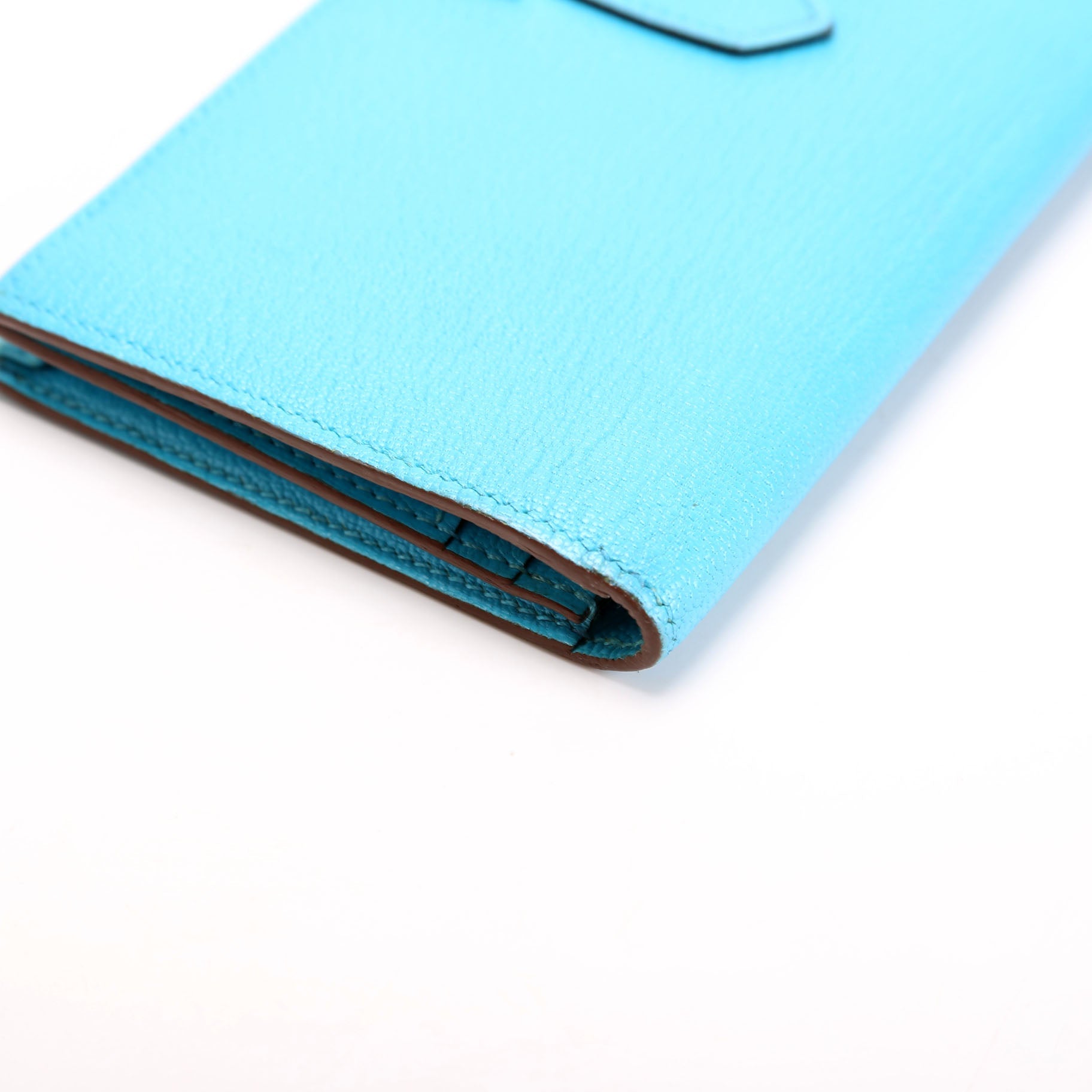 Bearn Wallet Chevre Leather Blue