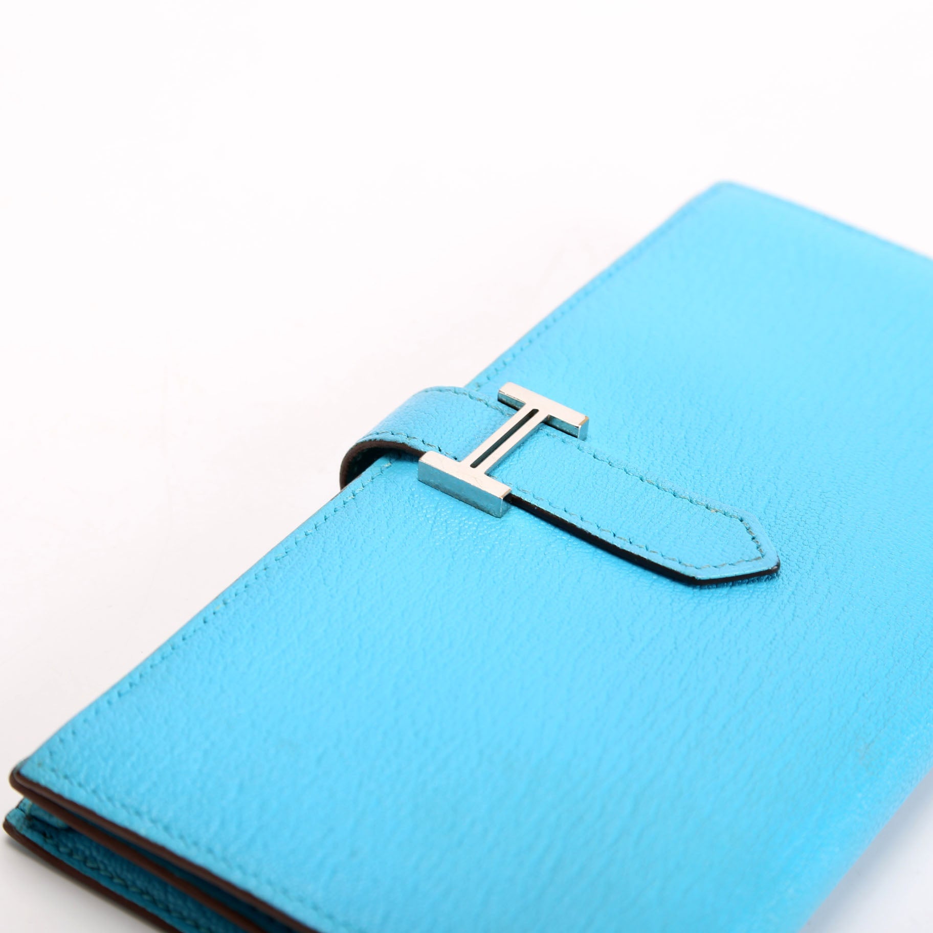 Bearn Wallet Chevre Leather Blue