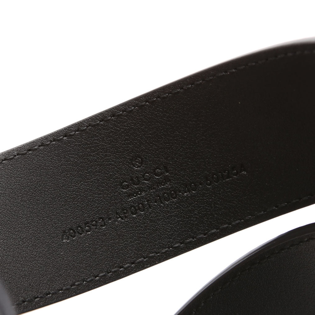 400593 Marmont GG Leather Belt Size 100/40 Black