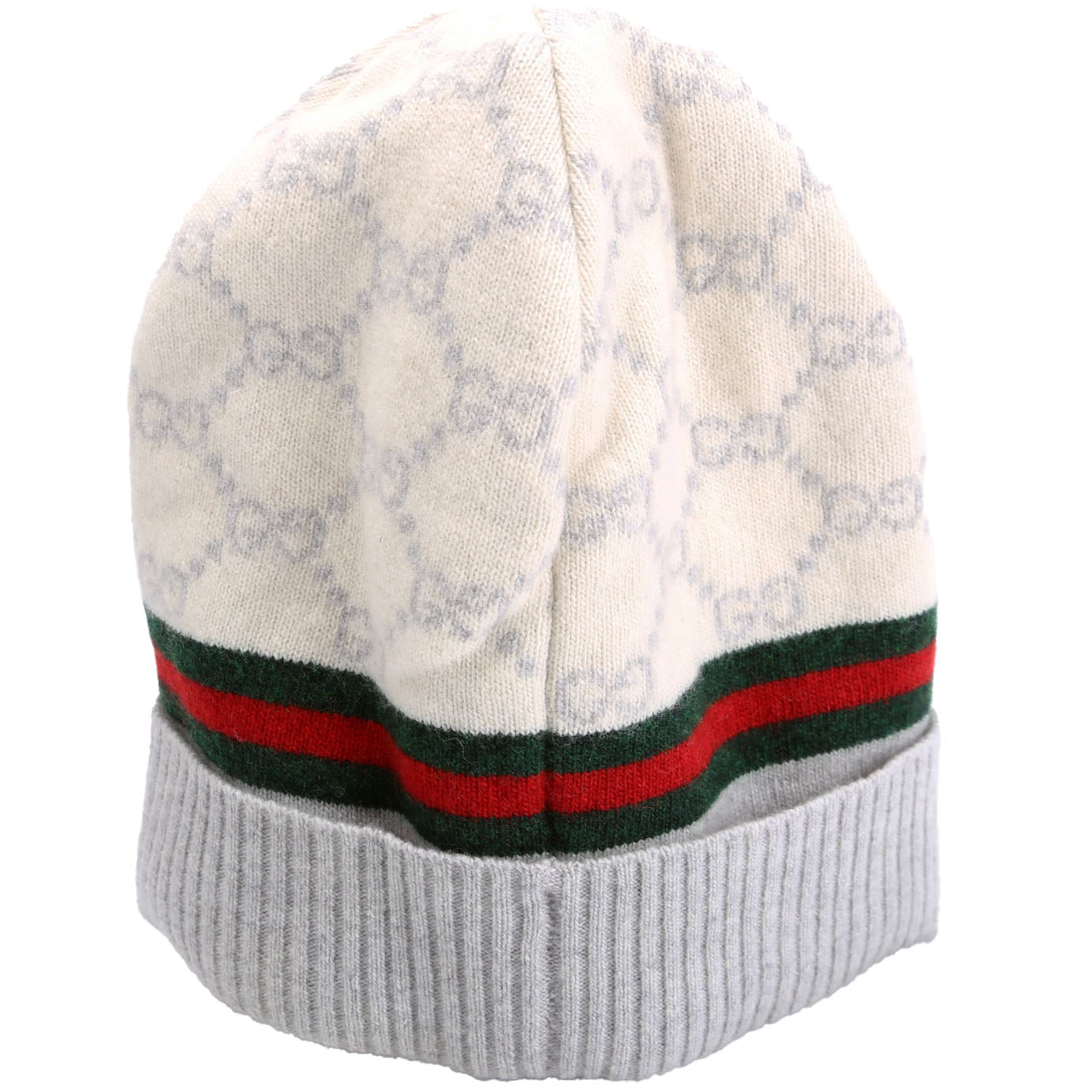 GG Web Arwin Beanie Wool/Cashmere Hat Grey/Ivory