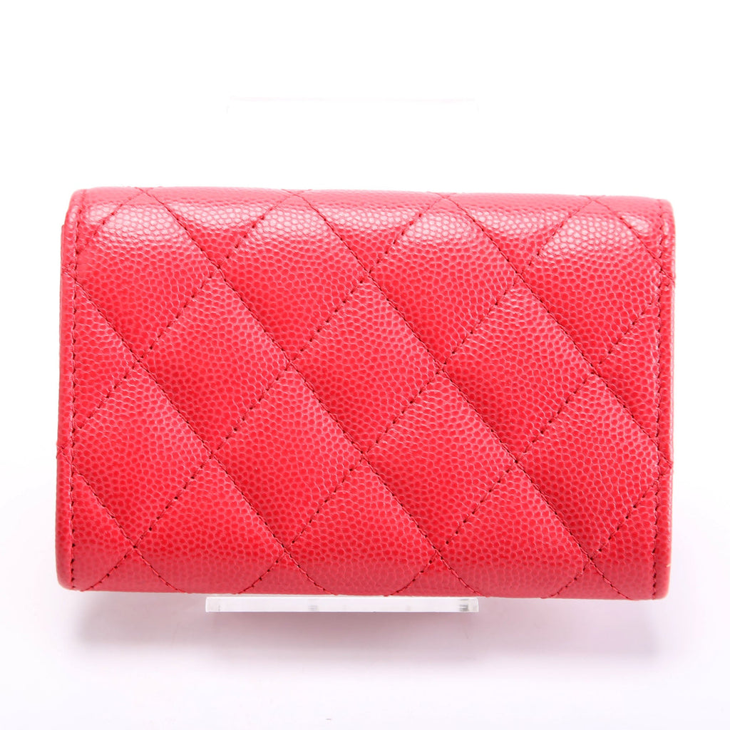 Classic Business Card Holder Caviar 22M Pink