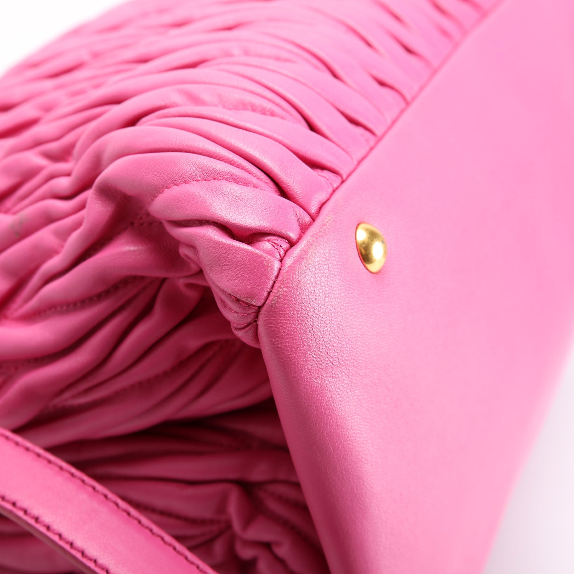 Matelasse Nappa Tote Pink