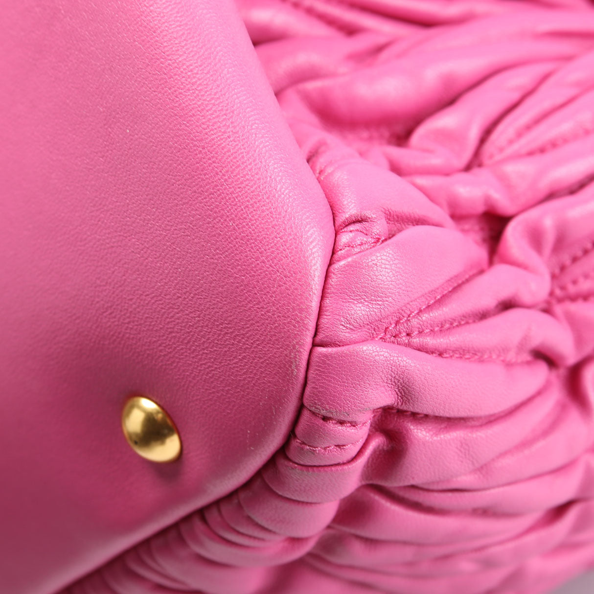 Matelasse Nappa Tote Pink