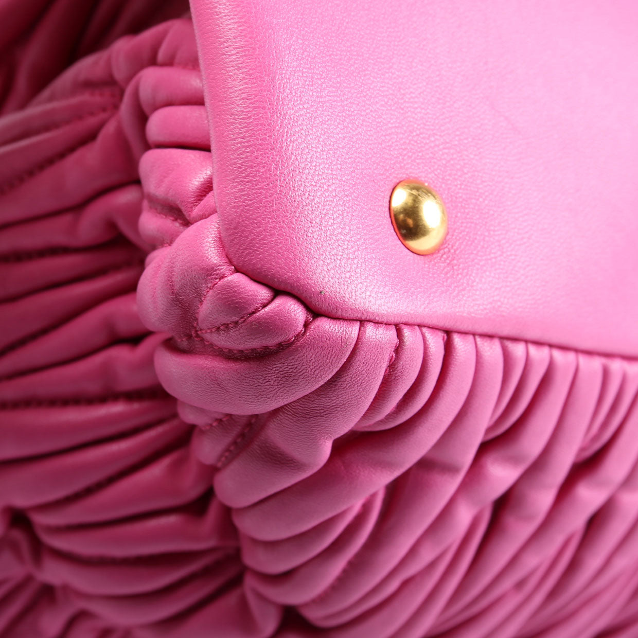 Matelasse Nappa Tote Pink