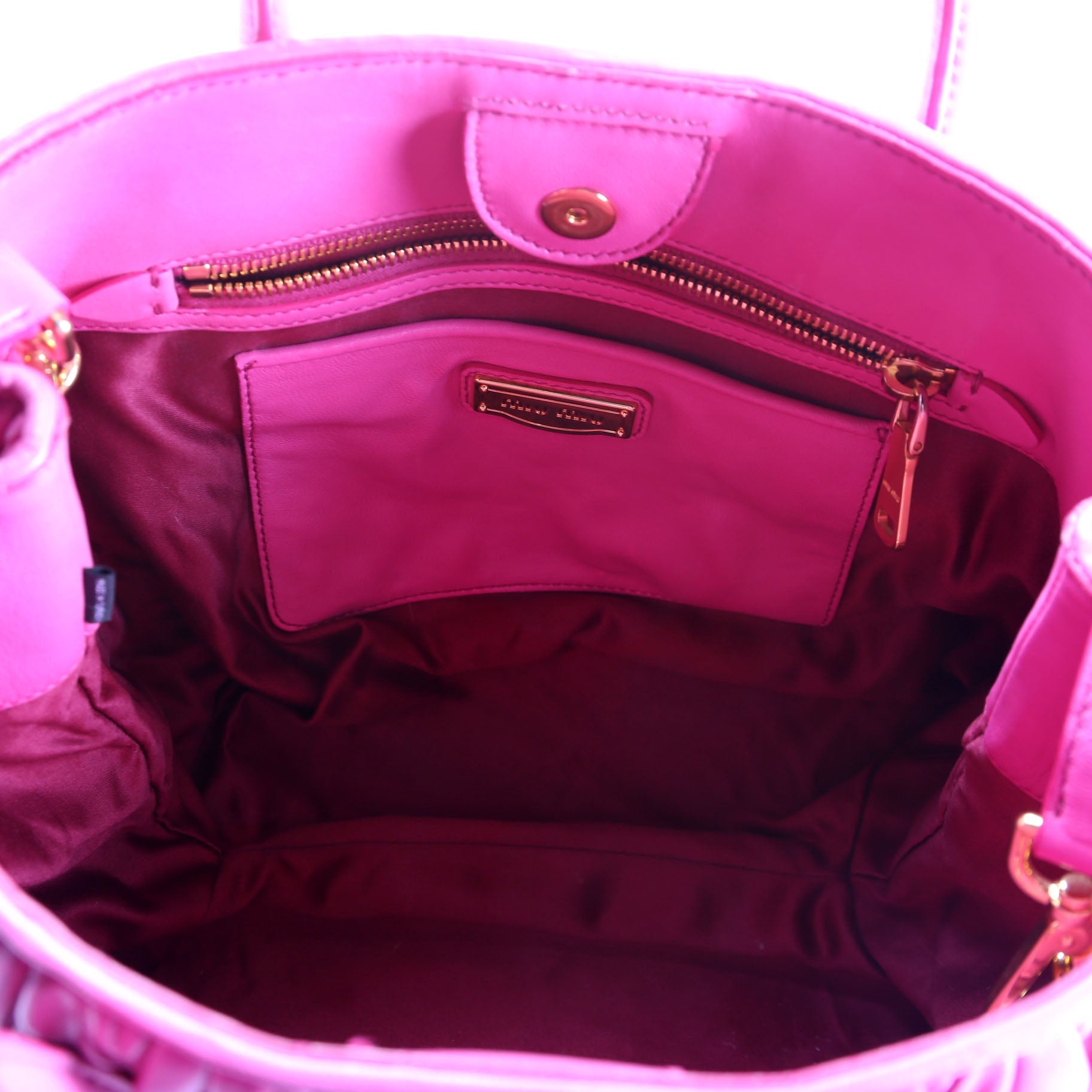 Matelasse Nappa Tote Pink