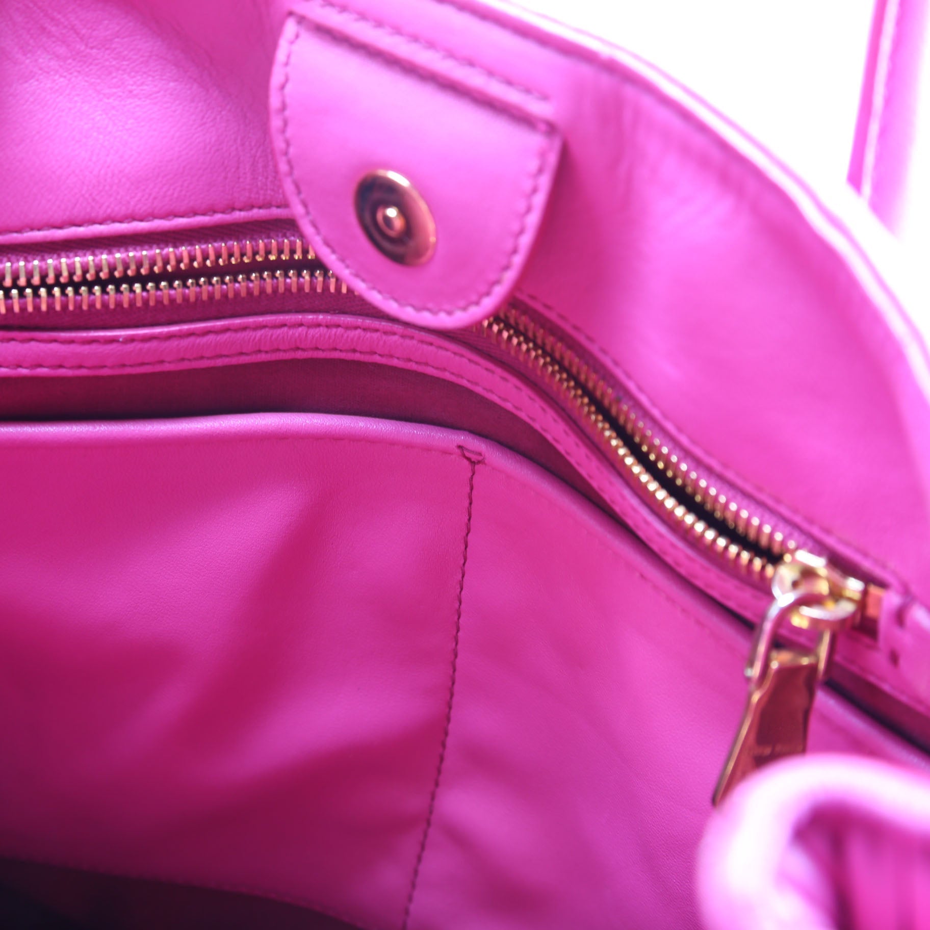 Matelasse Nappa Tote Pink