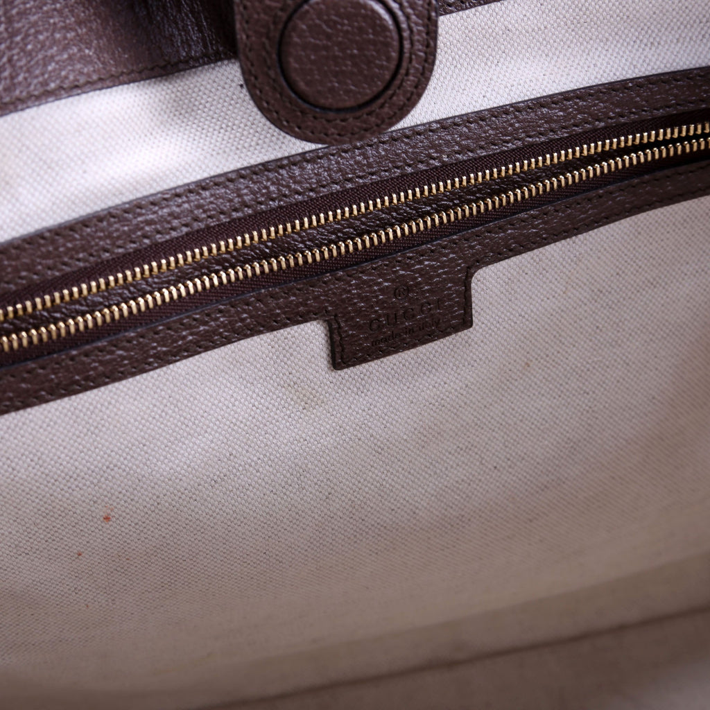 631685 Jumbo GG Ophidia Tote Brown