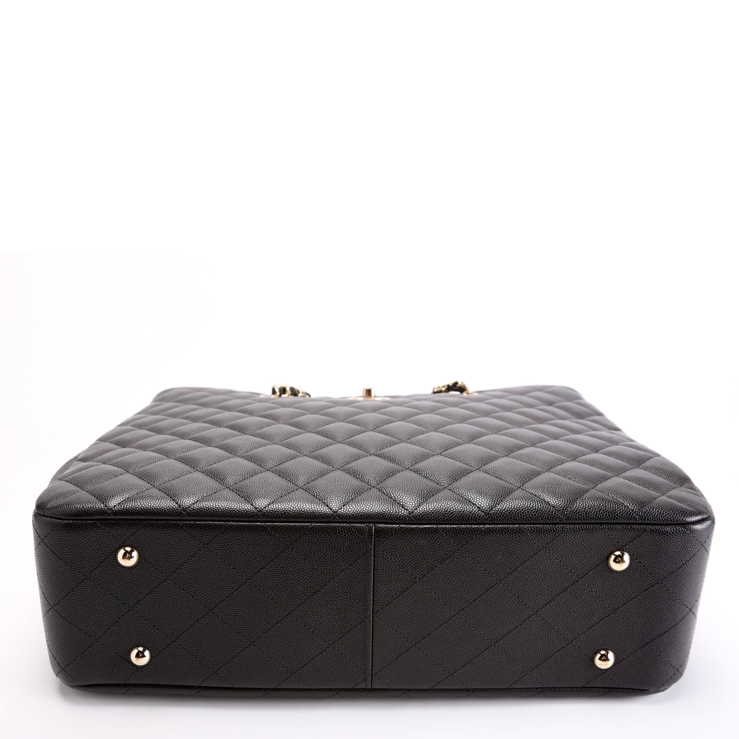 CC Shopper Tote Large Caviar RFID Black