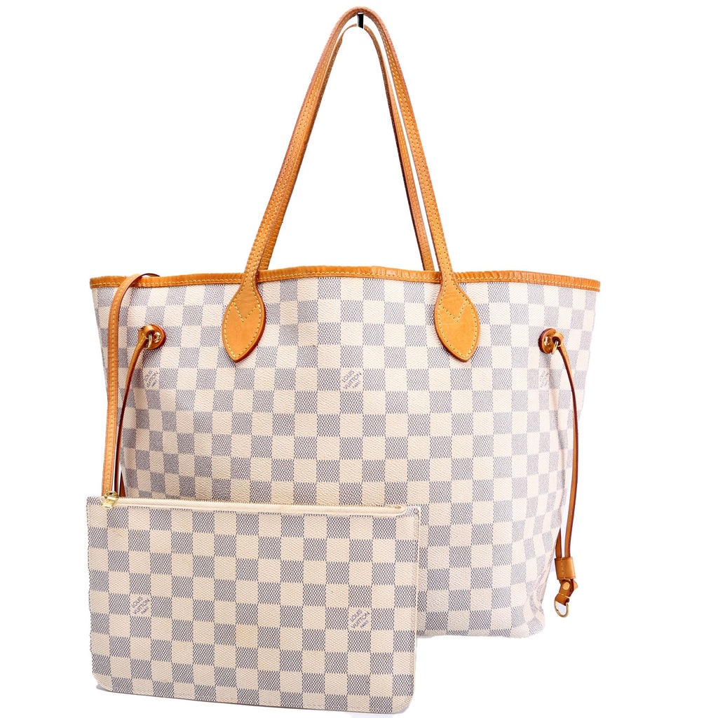 Neverfull With Wallet MM Damier Azur
